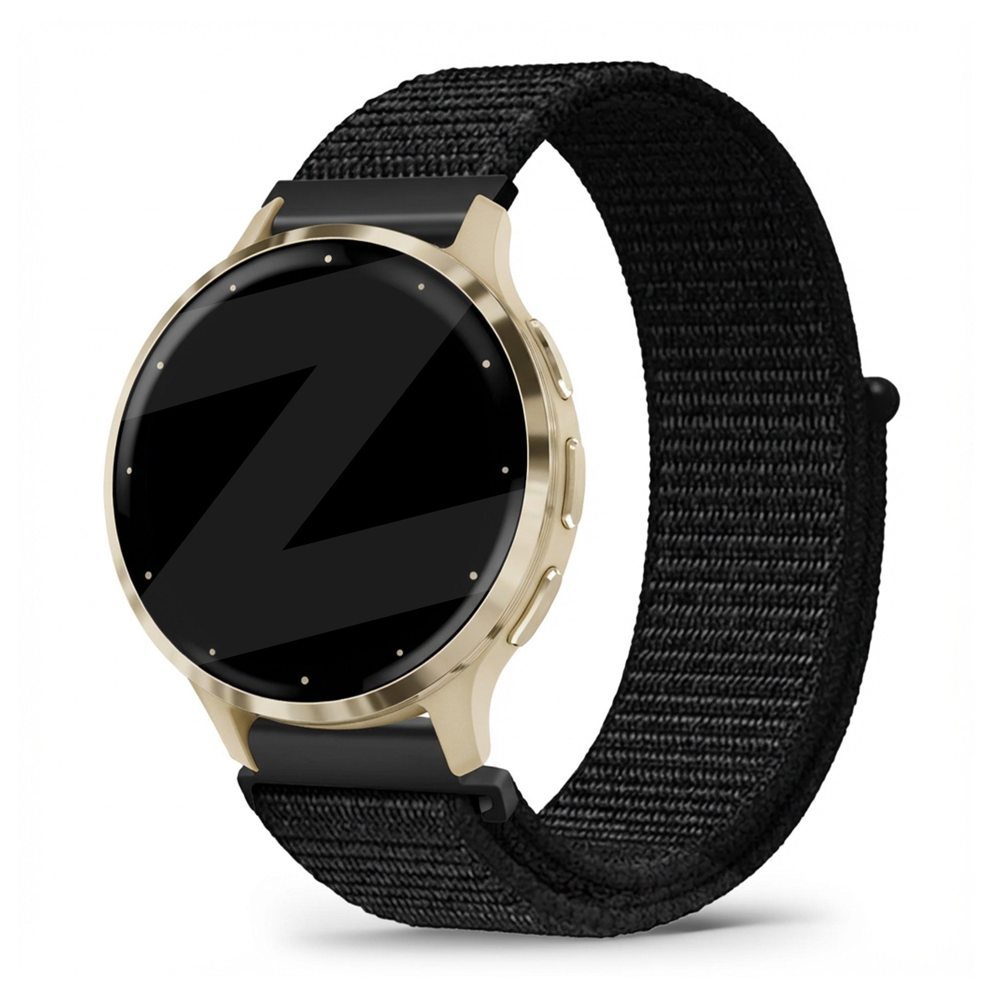 Bandz Bracelet nylon Loop Garmin Venu 3s (noir)
