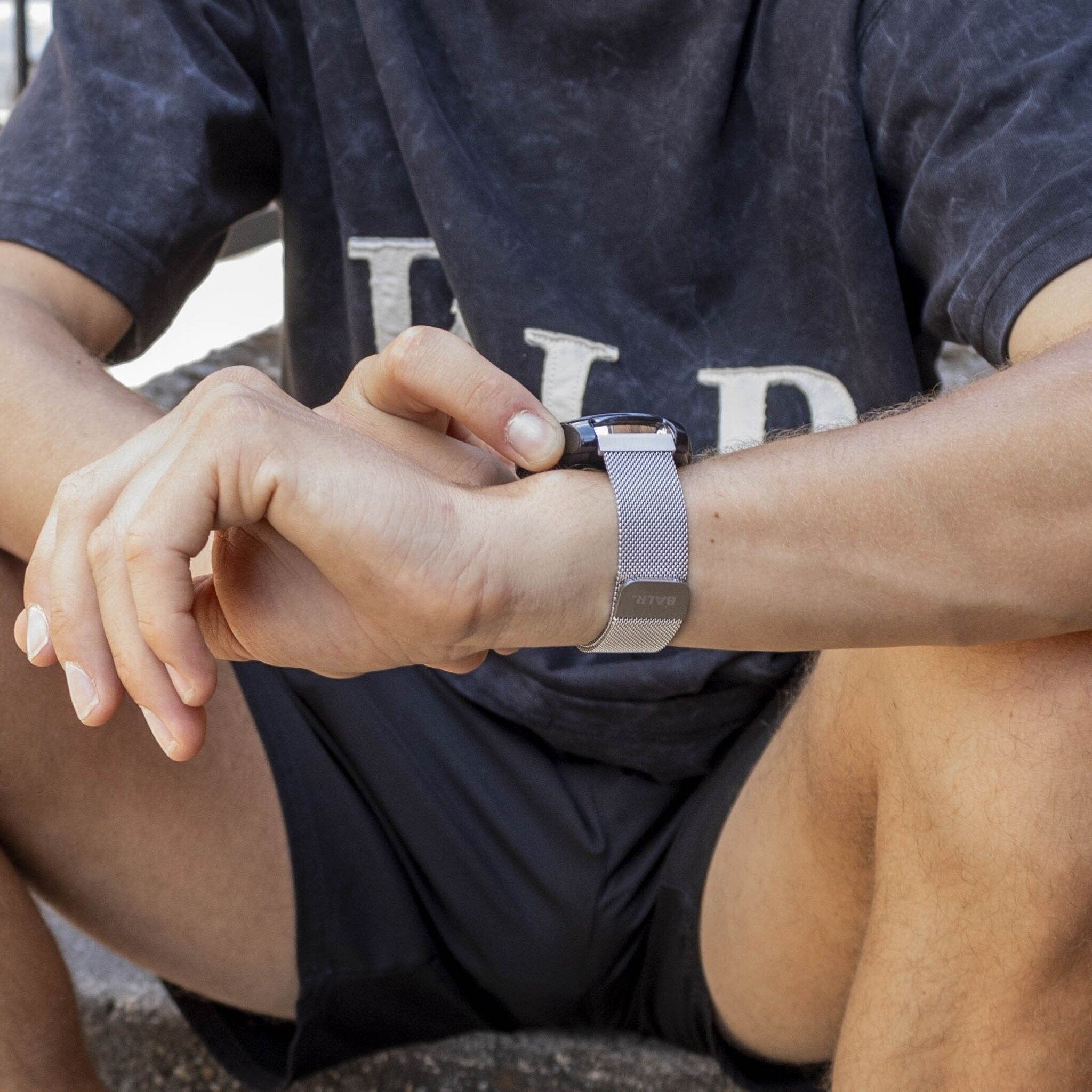 BALR Bracelet milanais Amazfit GTR 2 (argent)