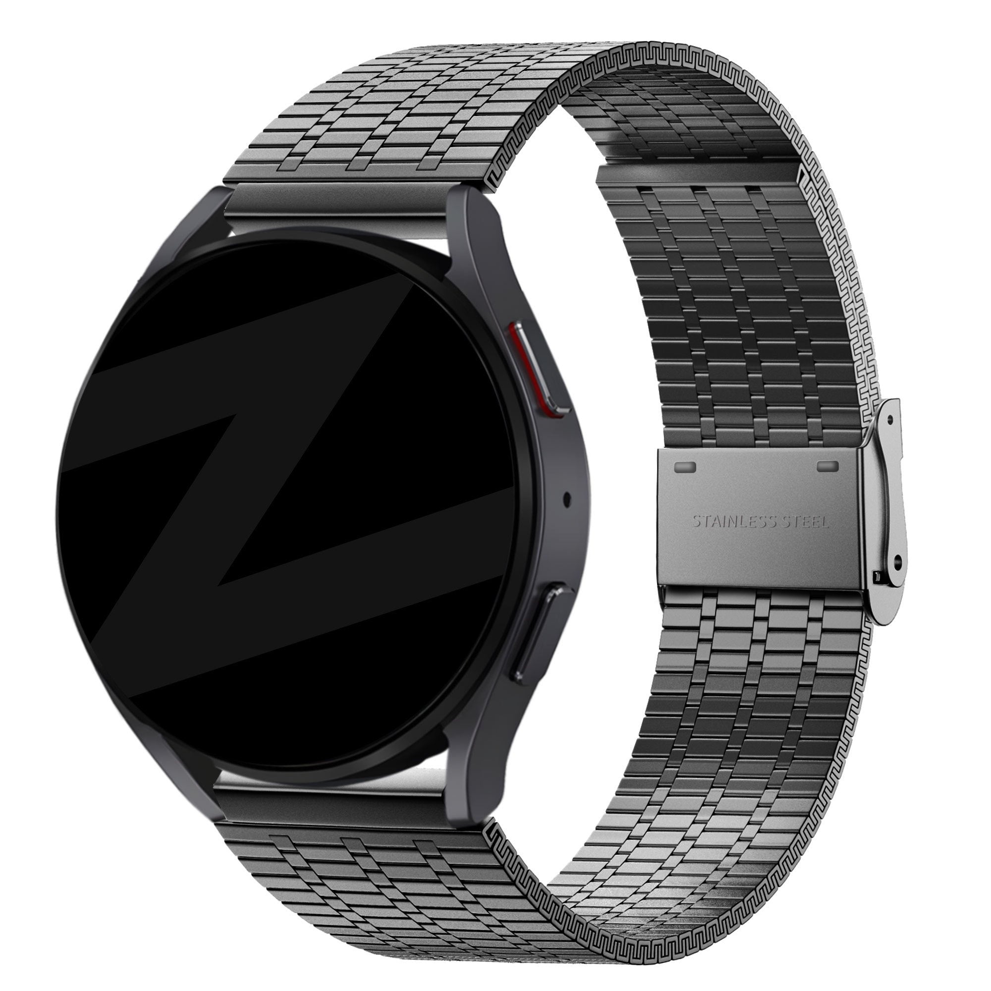 Bandz Huawei Watch GT 6 Pro - 46mm Adjustable Steel Strap (Black)