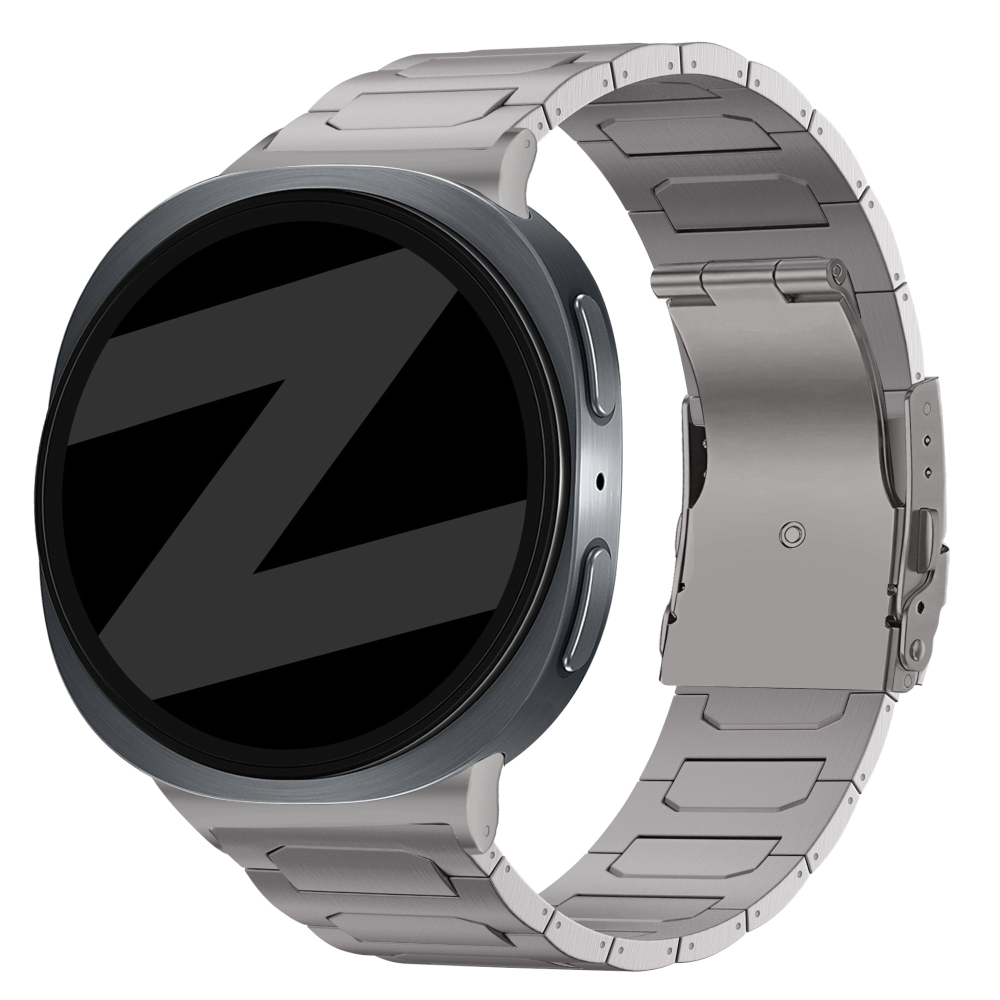 Bandz Bracelet titane 'Deluxe' Samsung Galaxy Watch 8 Classic (titane)