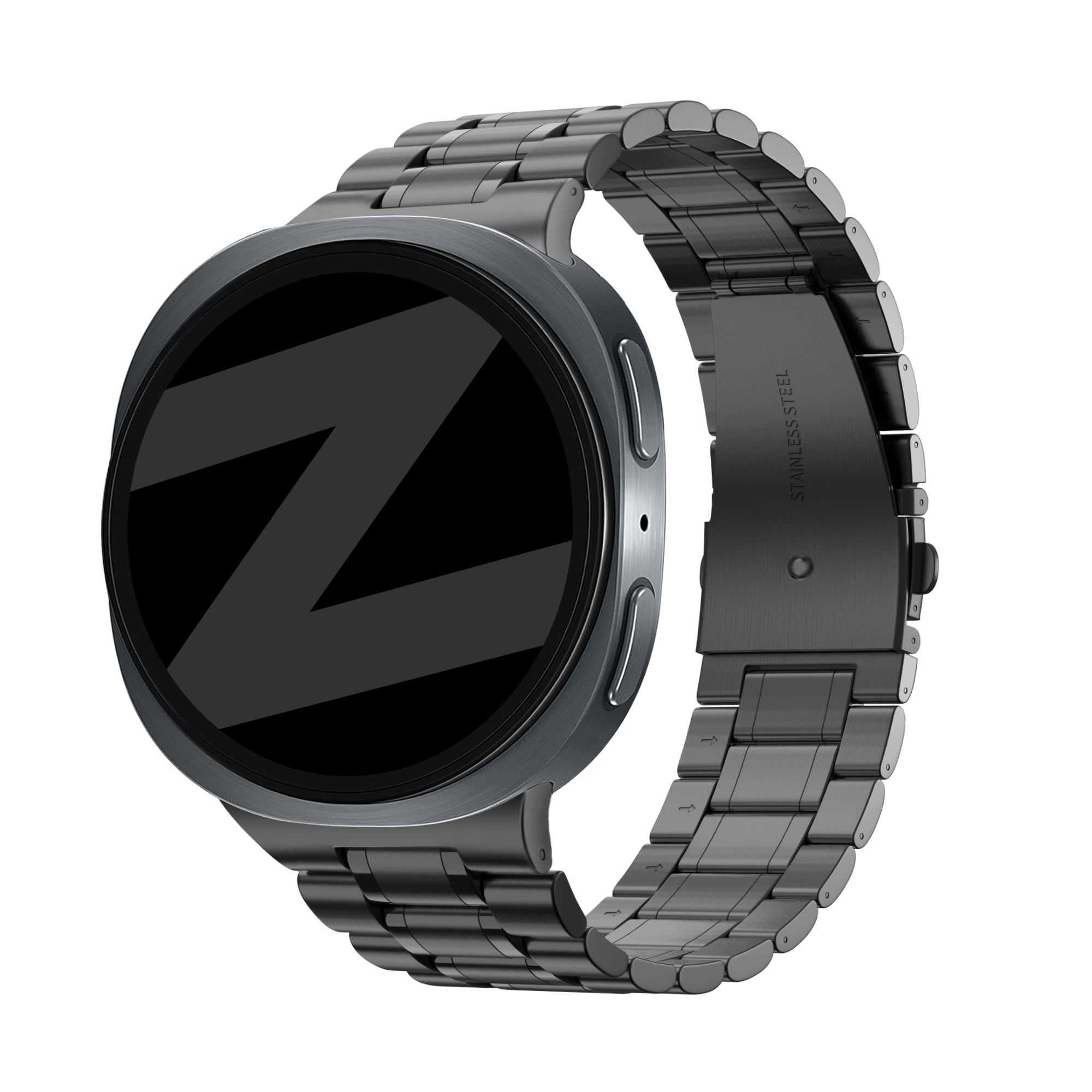 Bandz Bracelet acier 'Deluxe' Samsung Galaxy Watch 9 - 40mm (noir)