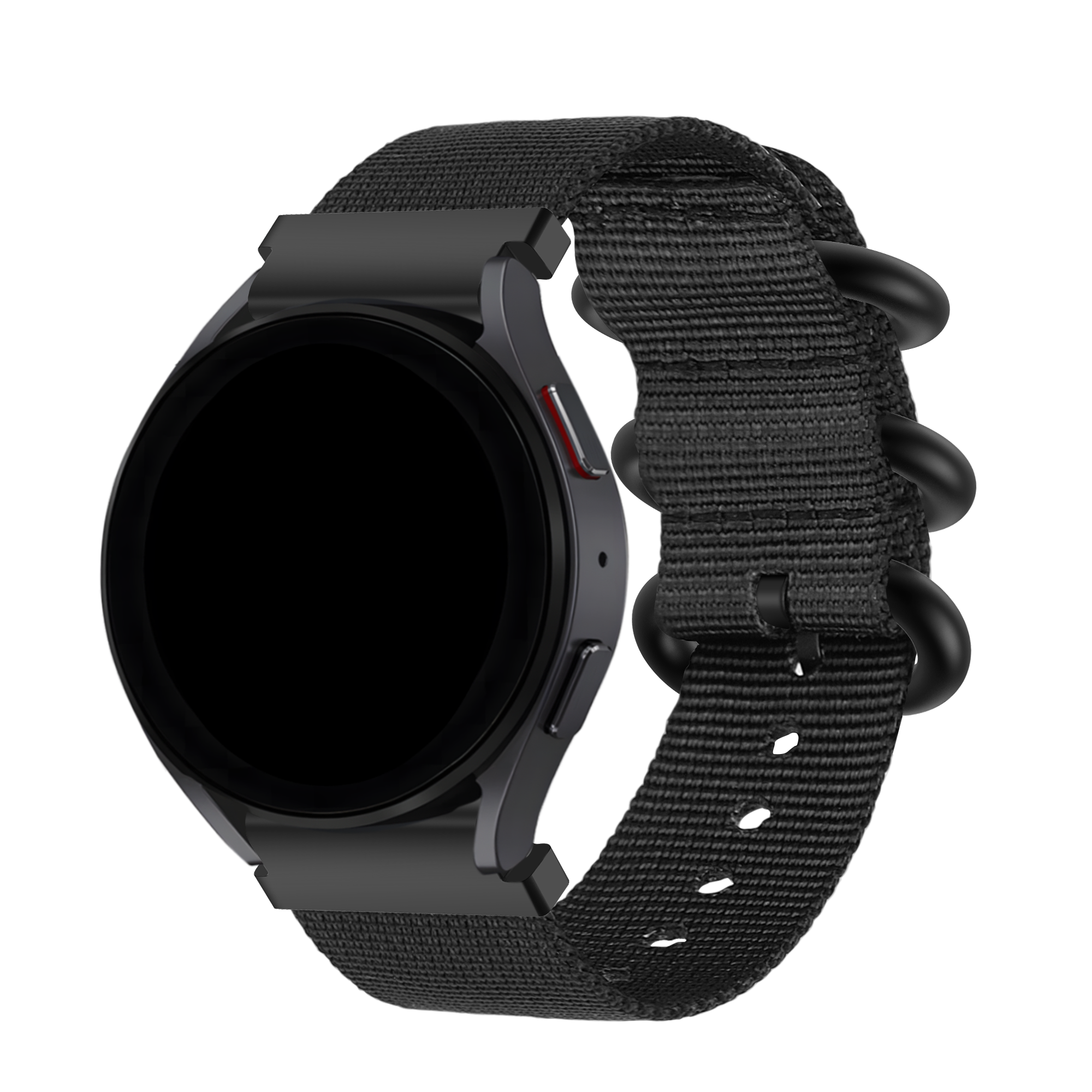 BALR Bracelet nylon avec boucle Samsung Galaxy Watch 4 Classic 46mm (noir)