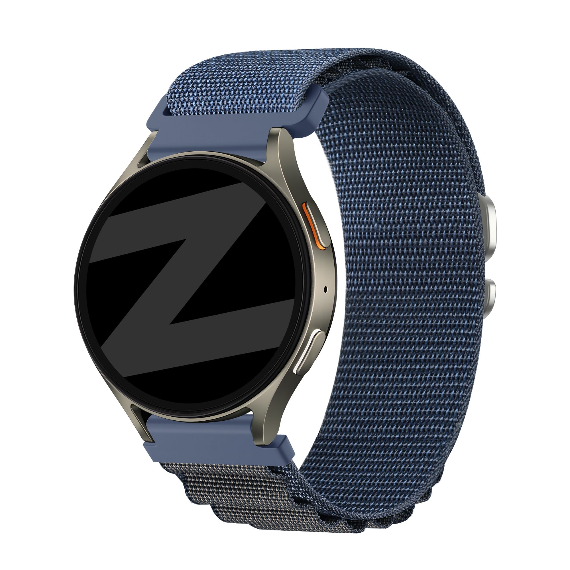 Bandz Bracelet nylon Alpine Samsung Galaxy Watch Active (gris bleu)