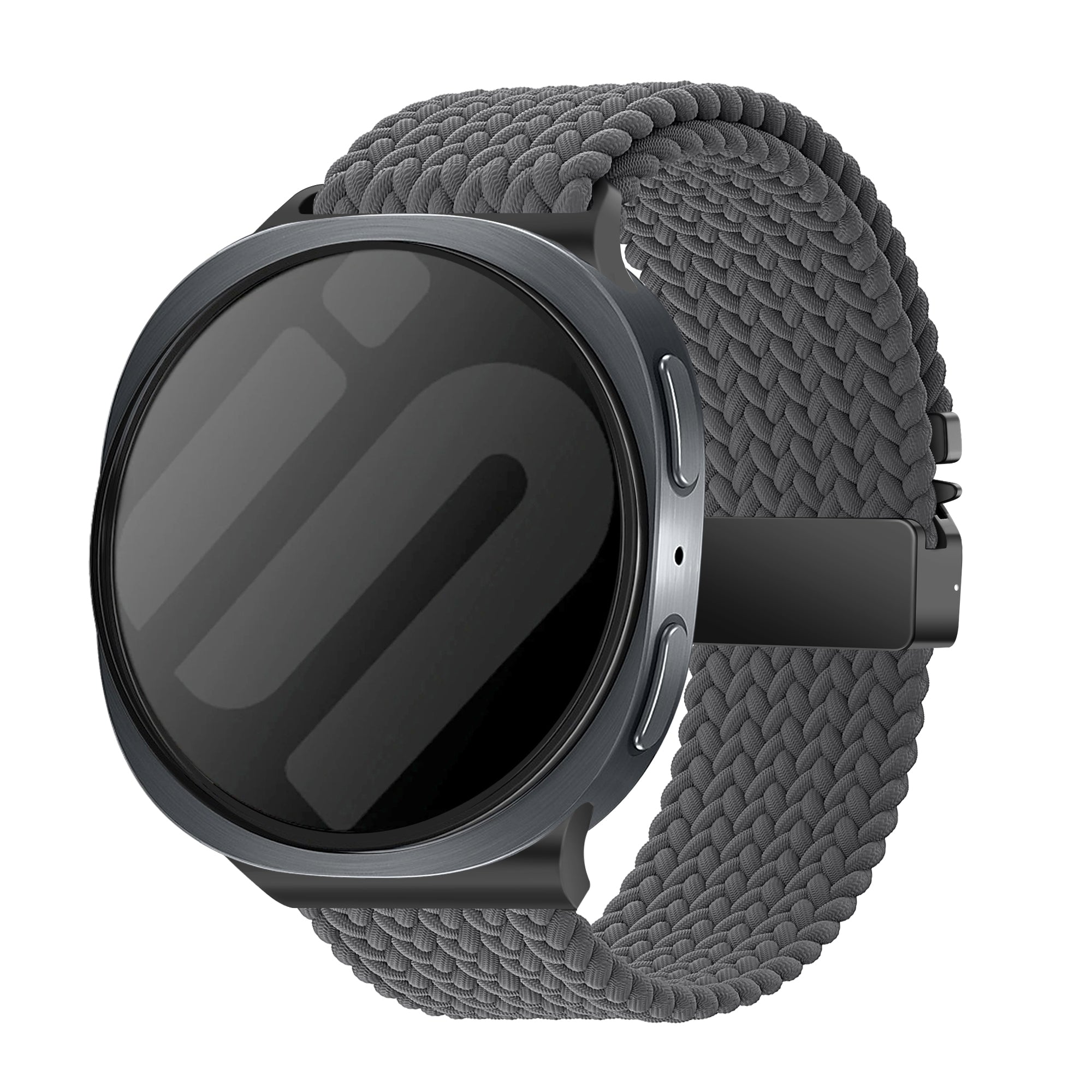 Bracelet tissu avec boucle Samsung Galaxy Watch 8 - 40mm (gris foncé)