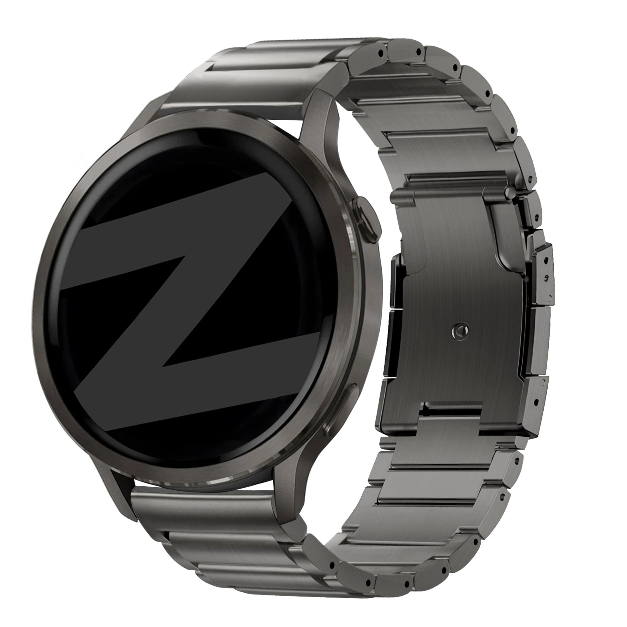 Bandz Bracelet titane à maillons Garmin D2 Air X15 (graphite)