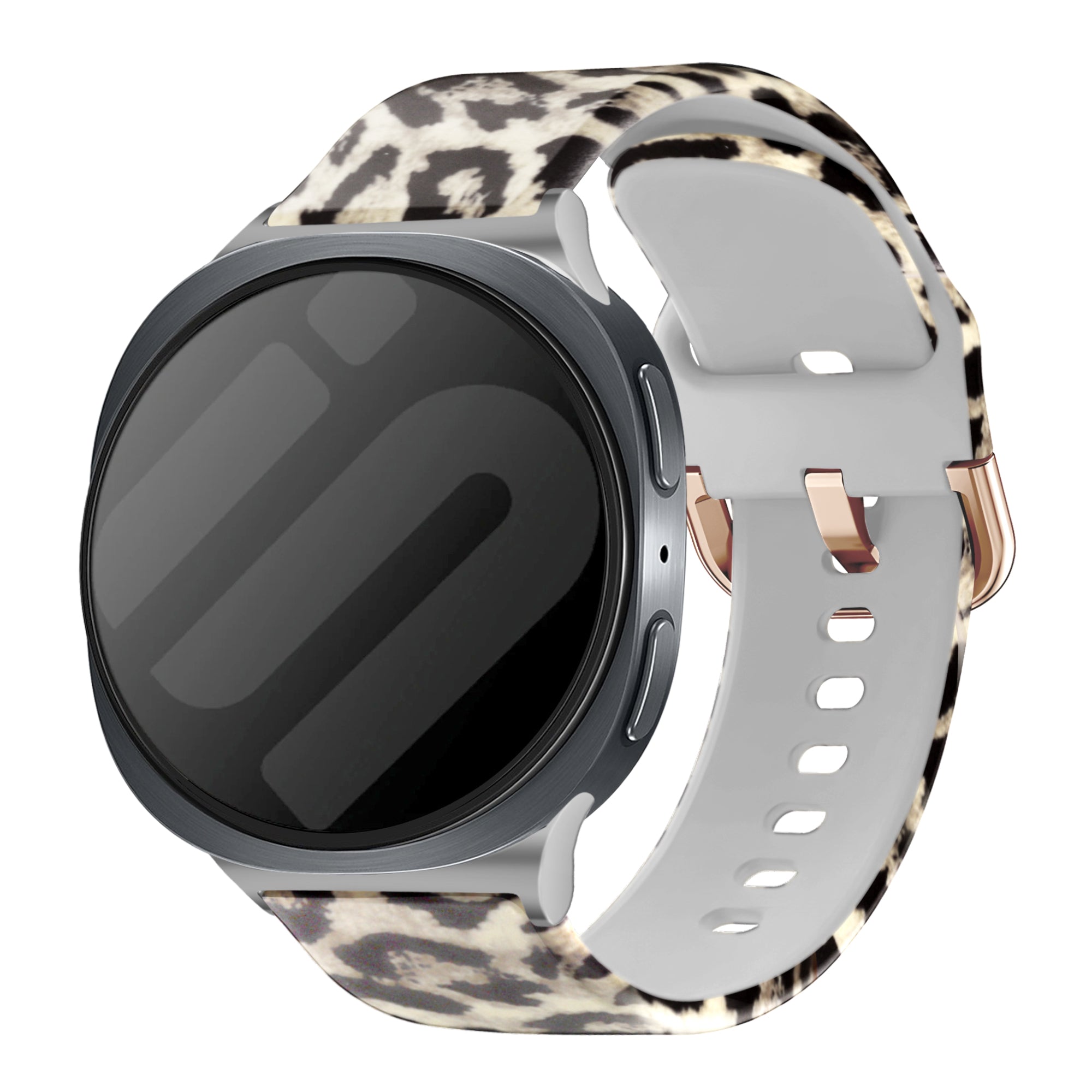 Bracelet silicone imprimé Samsung Galaxy Watch 9 - 44mm (léopard)