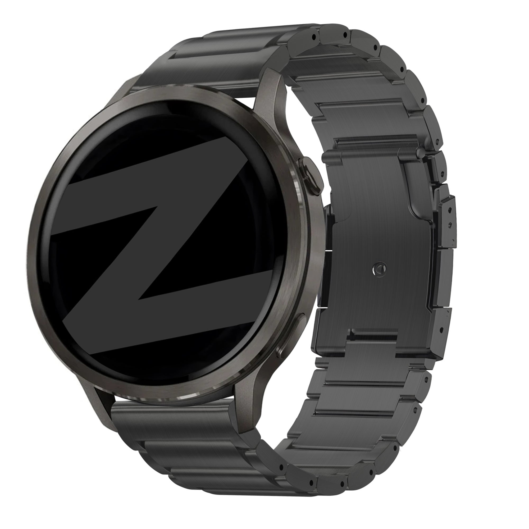 Bandz Bracelet titane Garmin Vivomove Trend (noir)