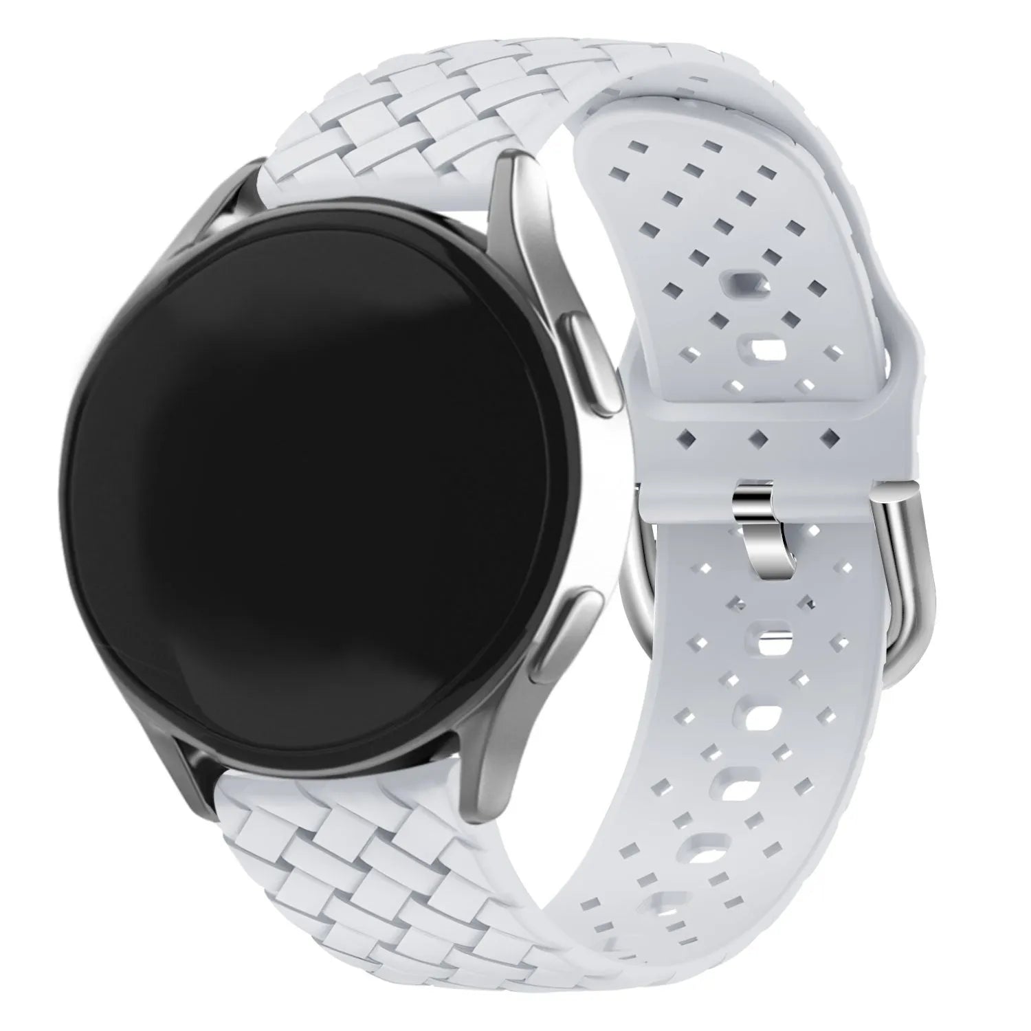 Bracelet silicone tressé Amazfit GTR Mini (gris)