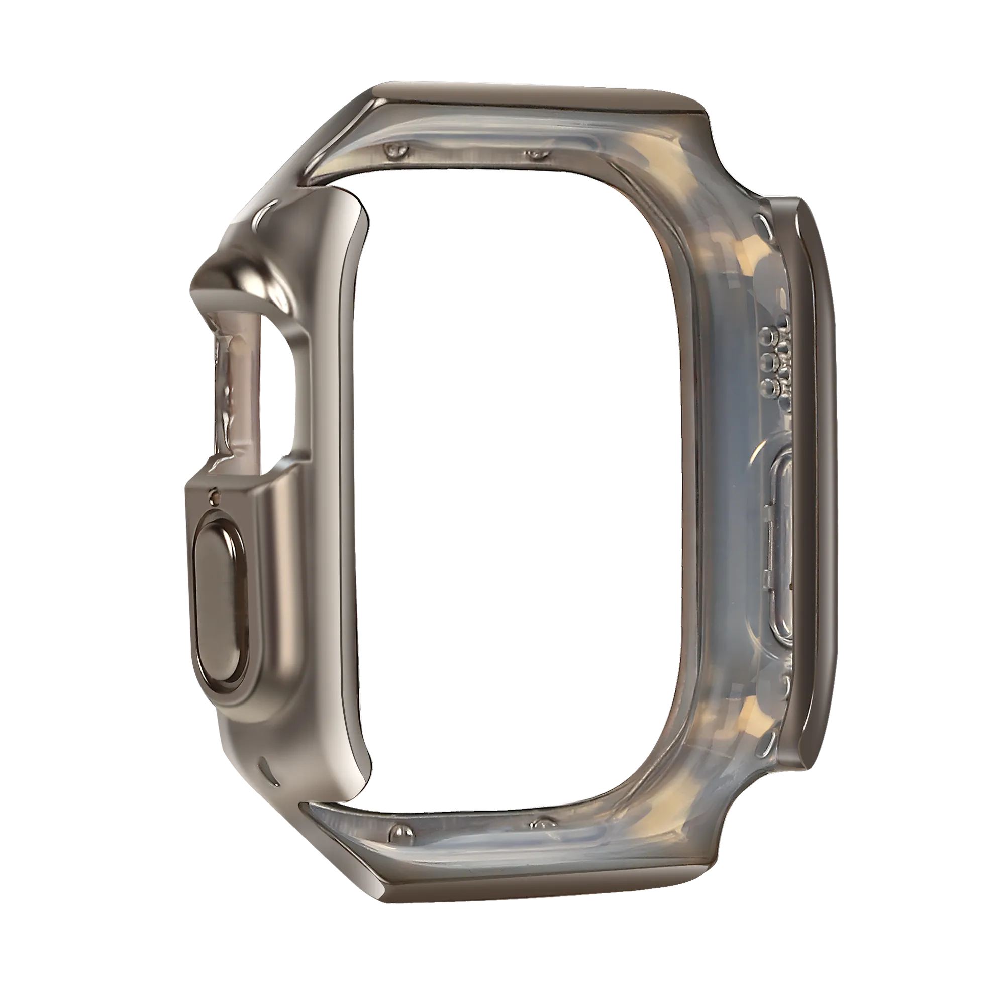Bandz Coque TPU galvanisé Apple Watch Ultra - 49mm (titane)