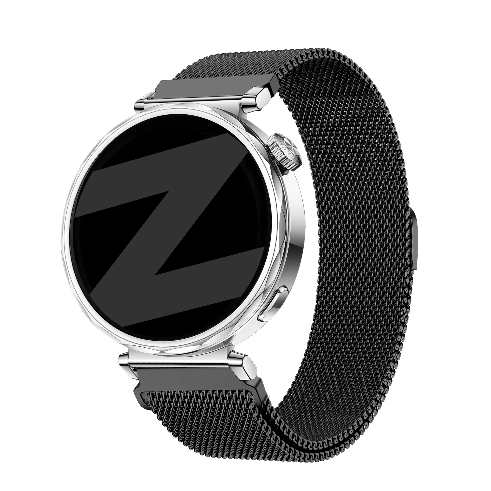 Bandz Bracelet milanais 'Easy fit' Withings ScanWatch 2 - 38mm (noir)