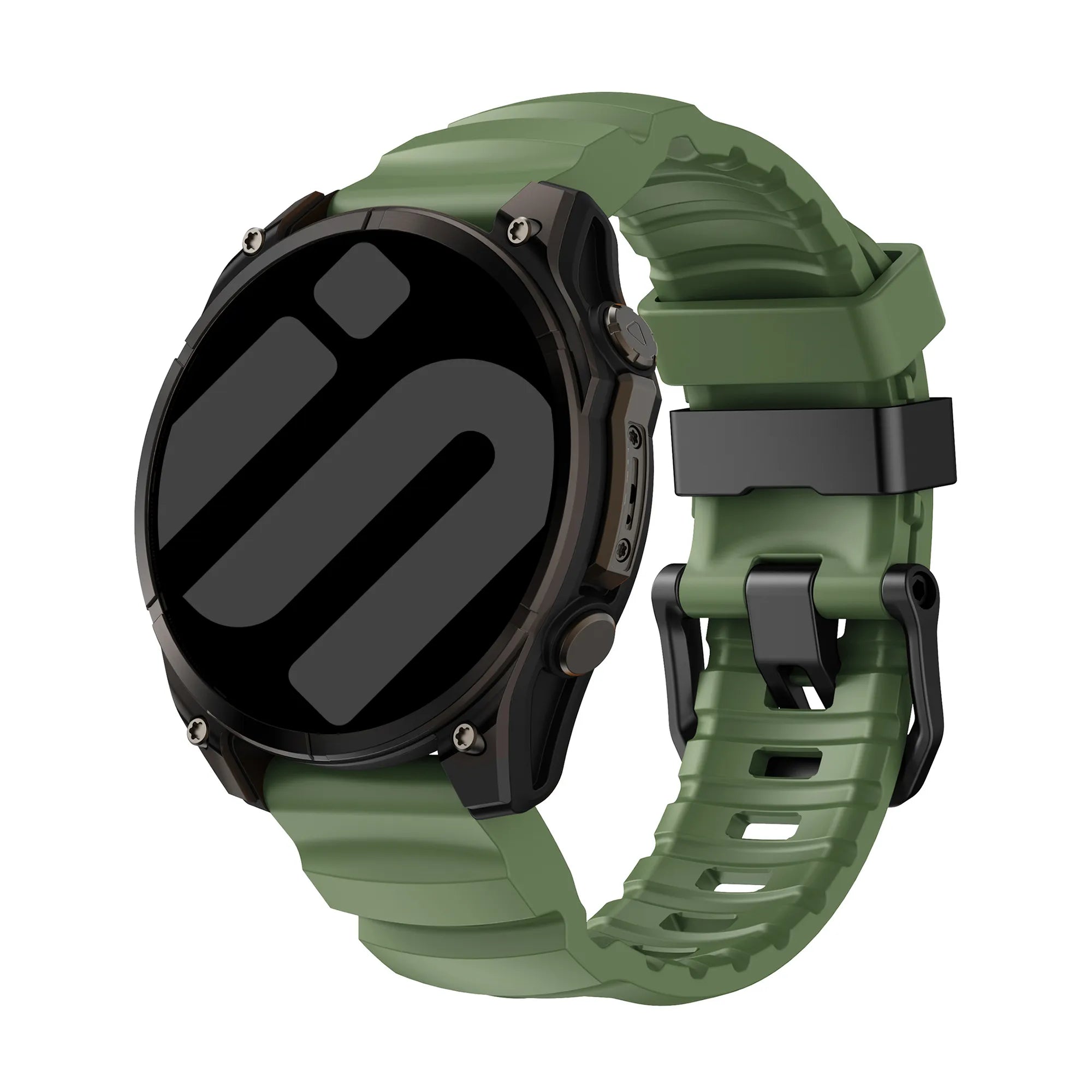 Bracelet silicone trail Garmin Approach S70 - 47mm (verte foncé)