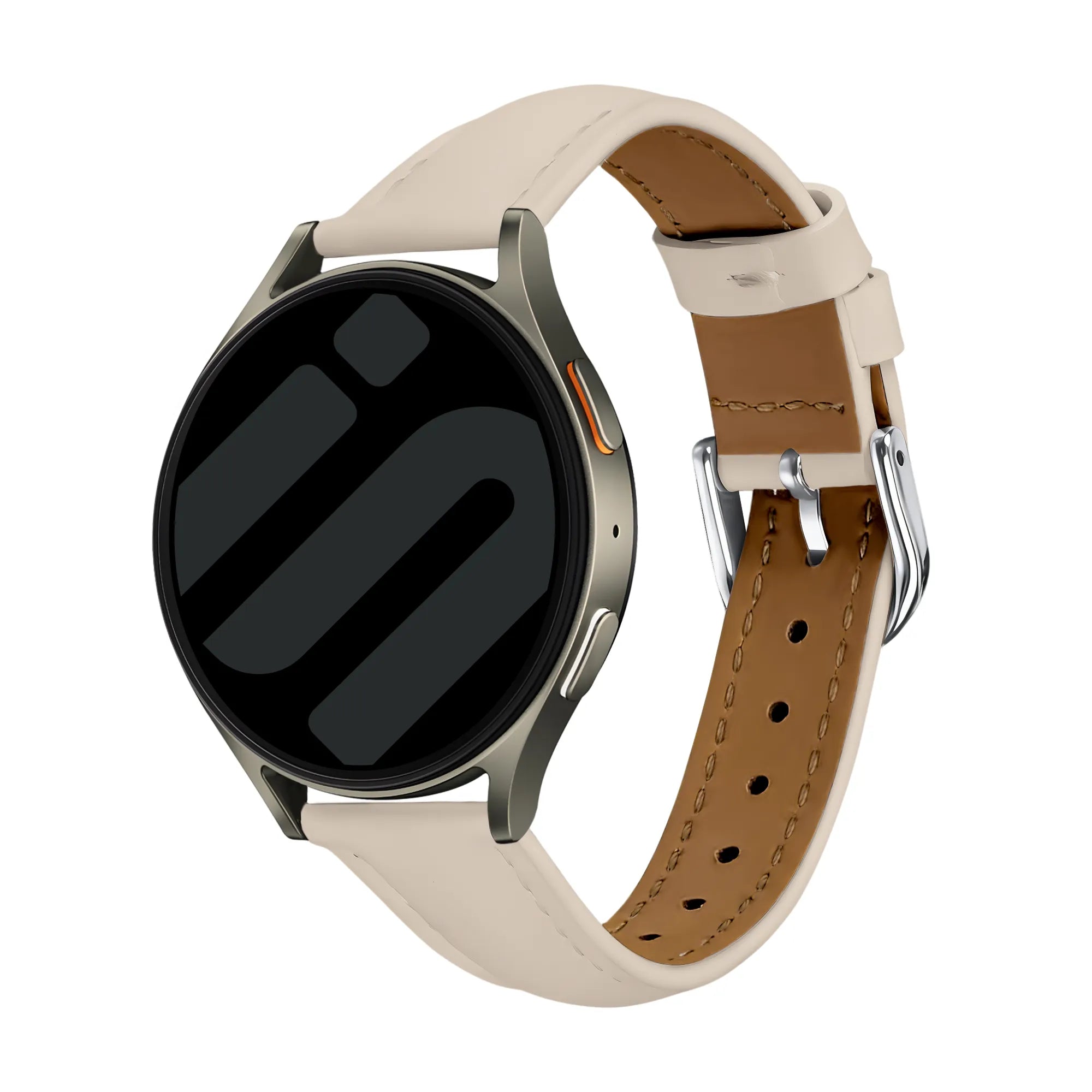 Coros Apex 42mm Slimfit Leather Strap (Milk Tea)