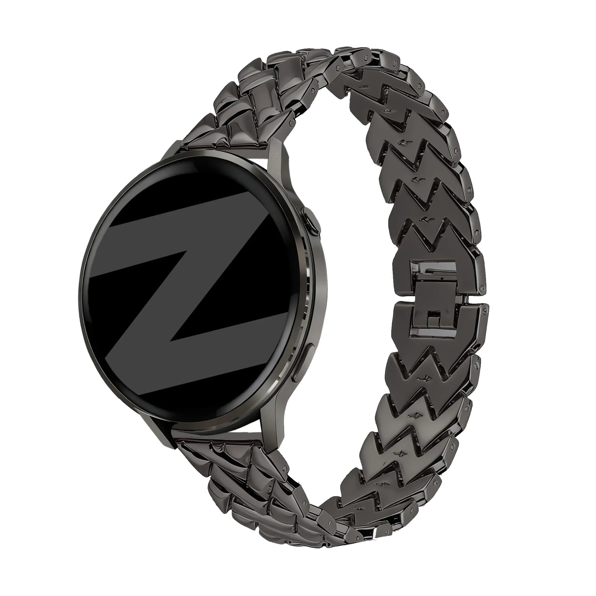 Bandz Huawei Watch GT 7 - 41mm Metal Strap 'V-Type' (Black)