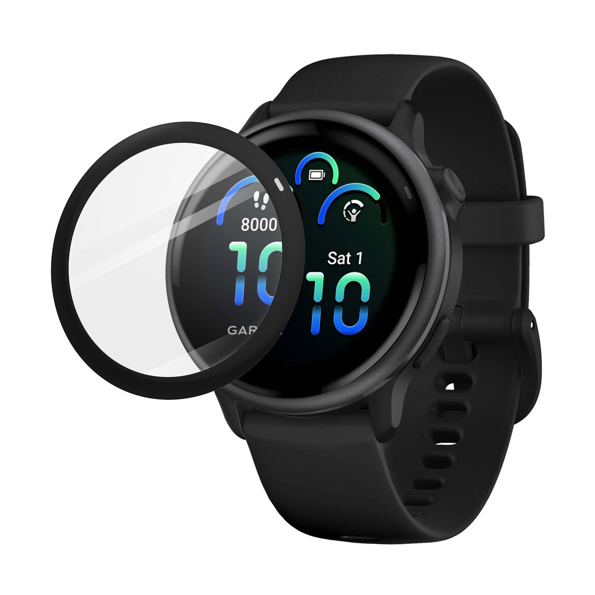 Protection d'écran avec outil de pose en un clic - Garmin Vivoactive 6