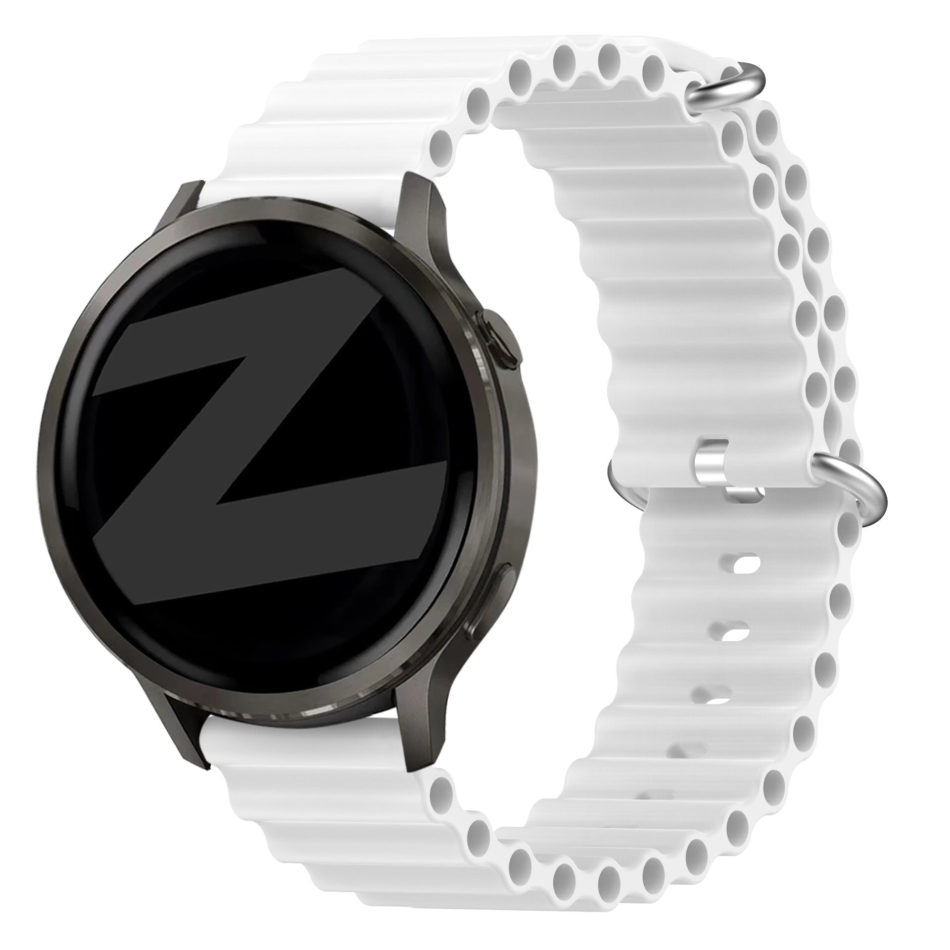 Bandz Bracelet Océan 'Classic' Garmin Vivomove Trend (blanc)