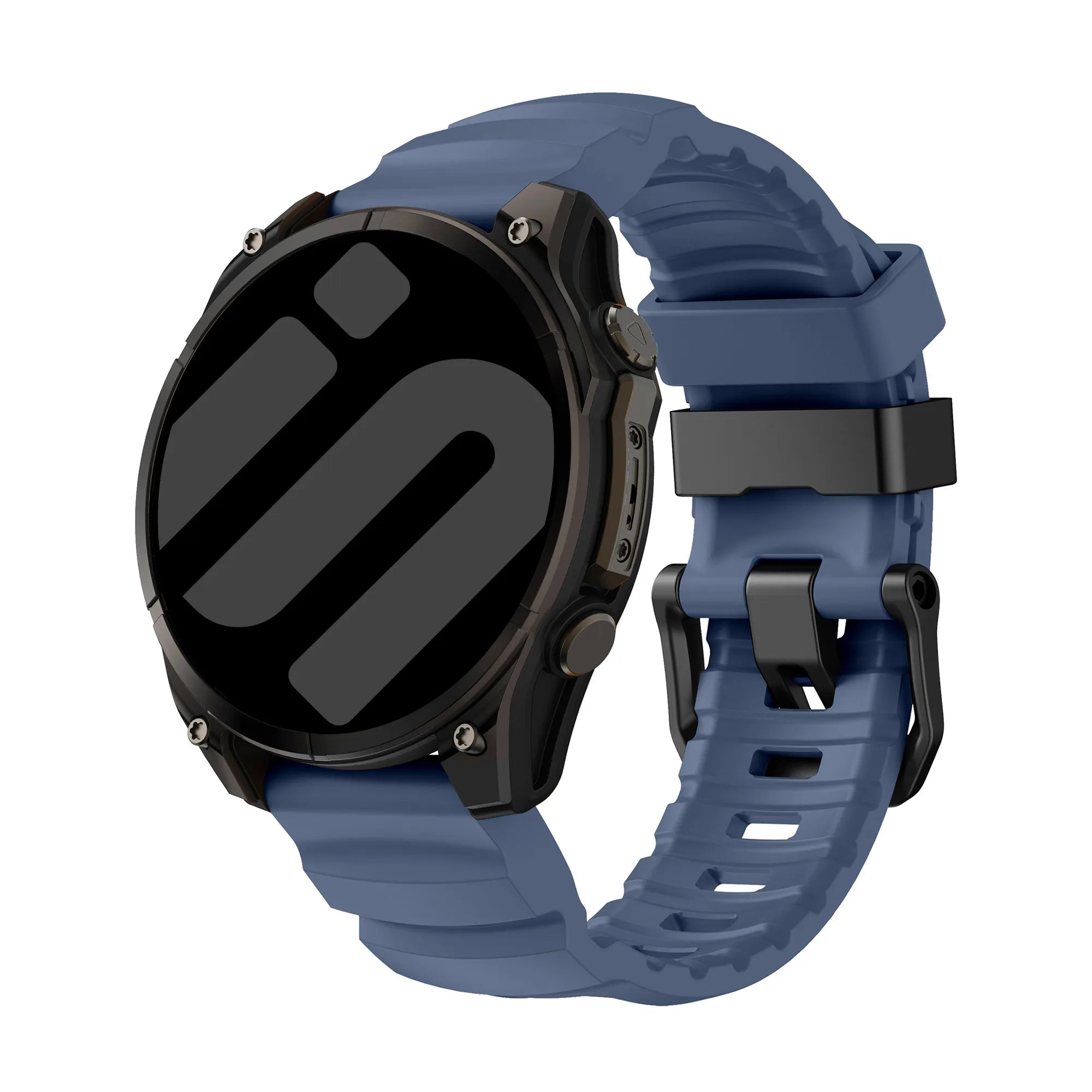 Garmin Quatix 3 / 6x / 7x Solar Trail Silicone Strap (Dark Blue)