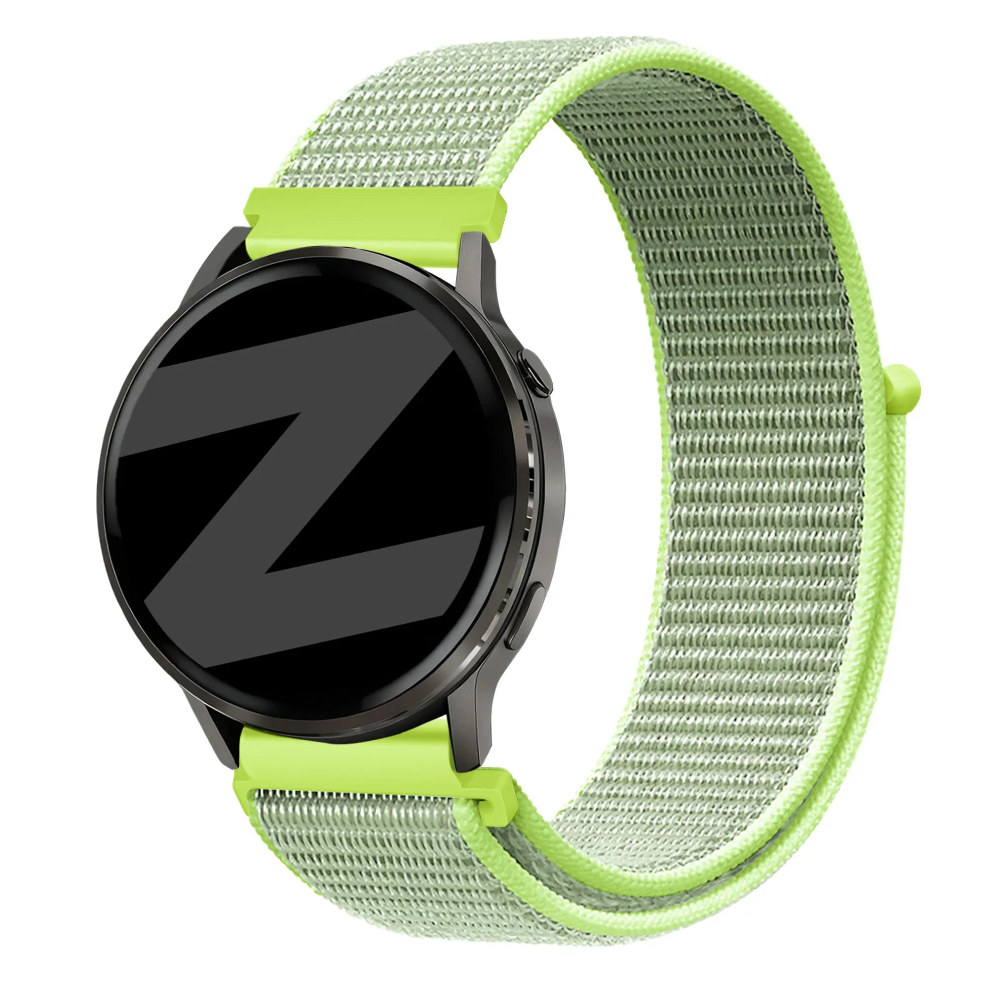 Bandz Garmin Forerunner 570 - 47mm Nylon Loop Strap (Flash Yellow)