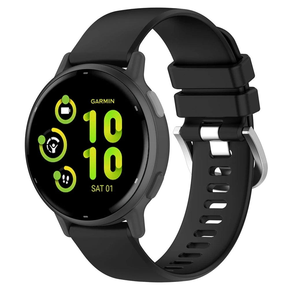 Bracelet silicone classique Garmin Vivoactive 6 (noir)