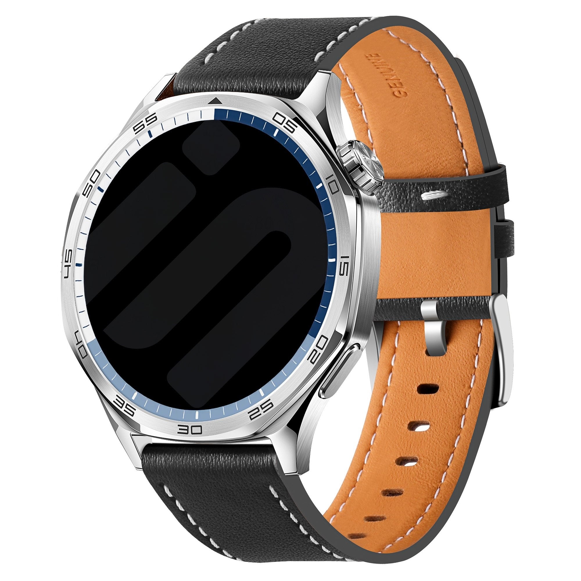 Xiaomi Watch 2 Pro 'One Push' Leather Strap (Black)