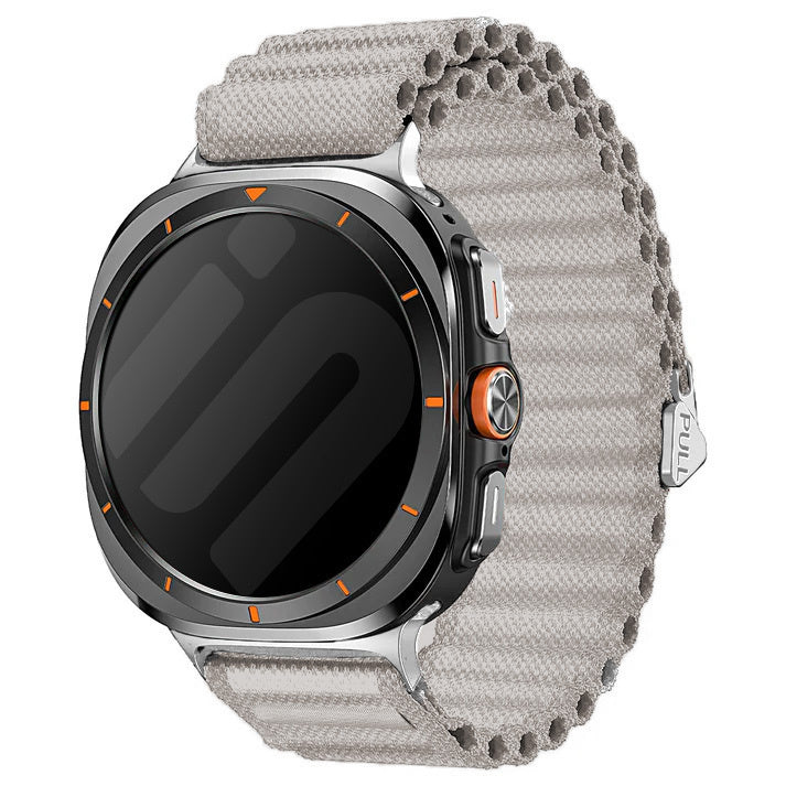 Bracelet nylon Outdoor Samsung Galaxy Watch Ultra (blanc)