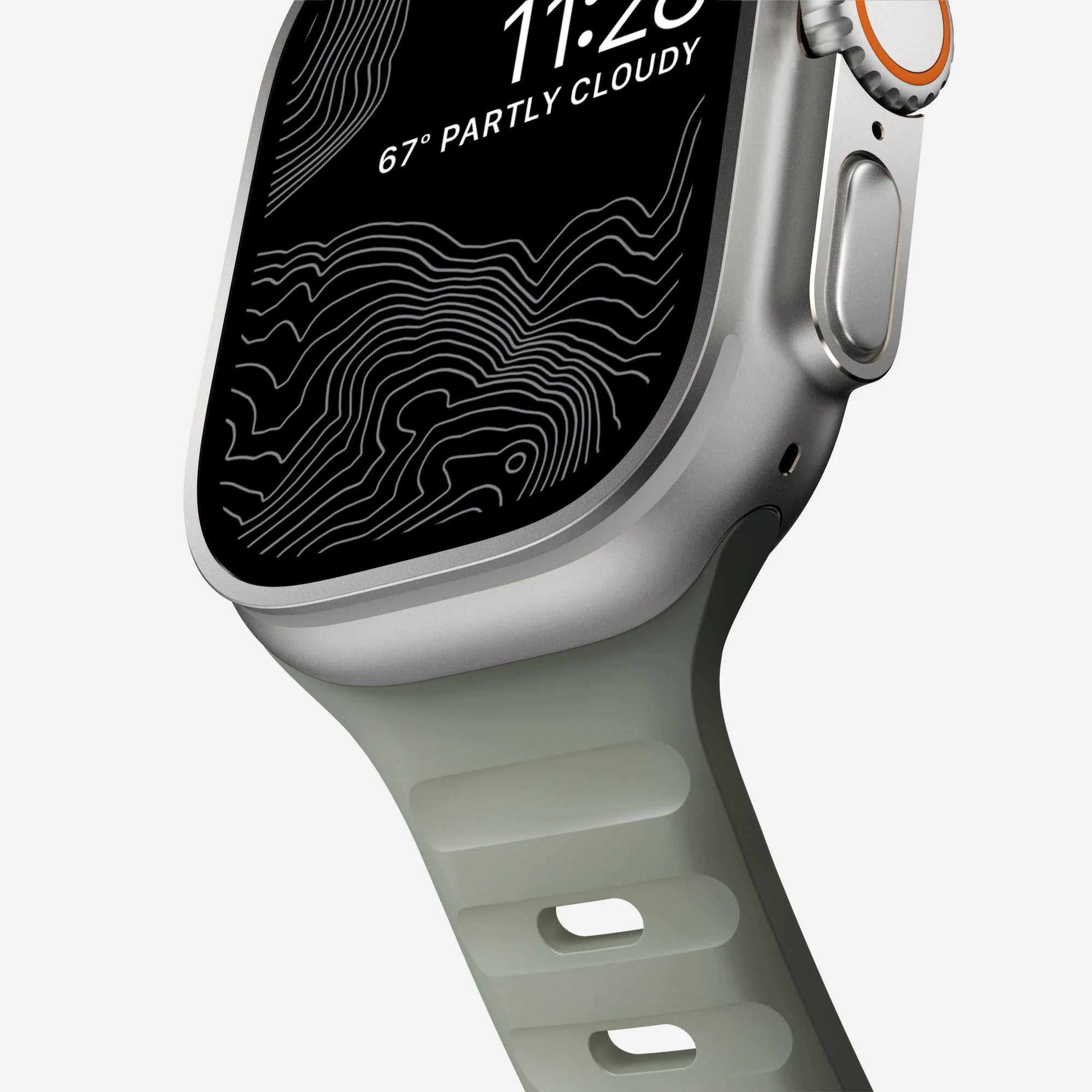 Nomad Bracelet silicone sport Apple Watch (Roche côtière)