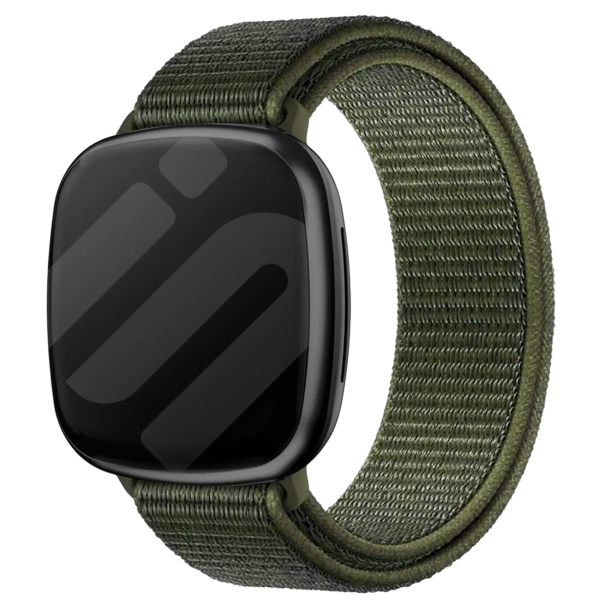 Bracelet nylon Fitbit Versa 3 (vert)