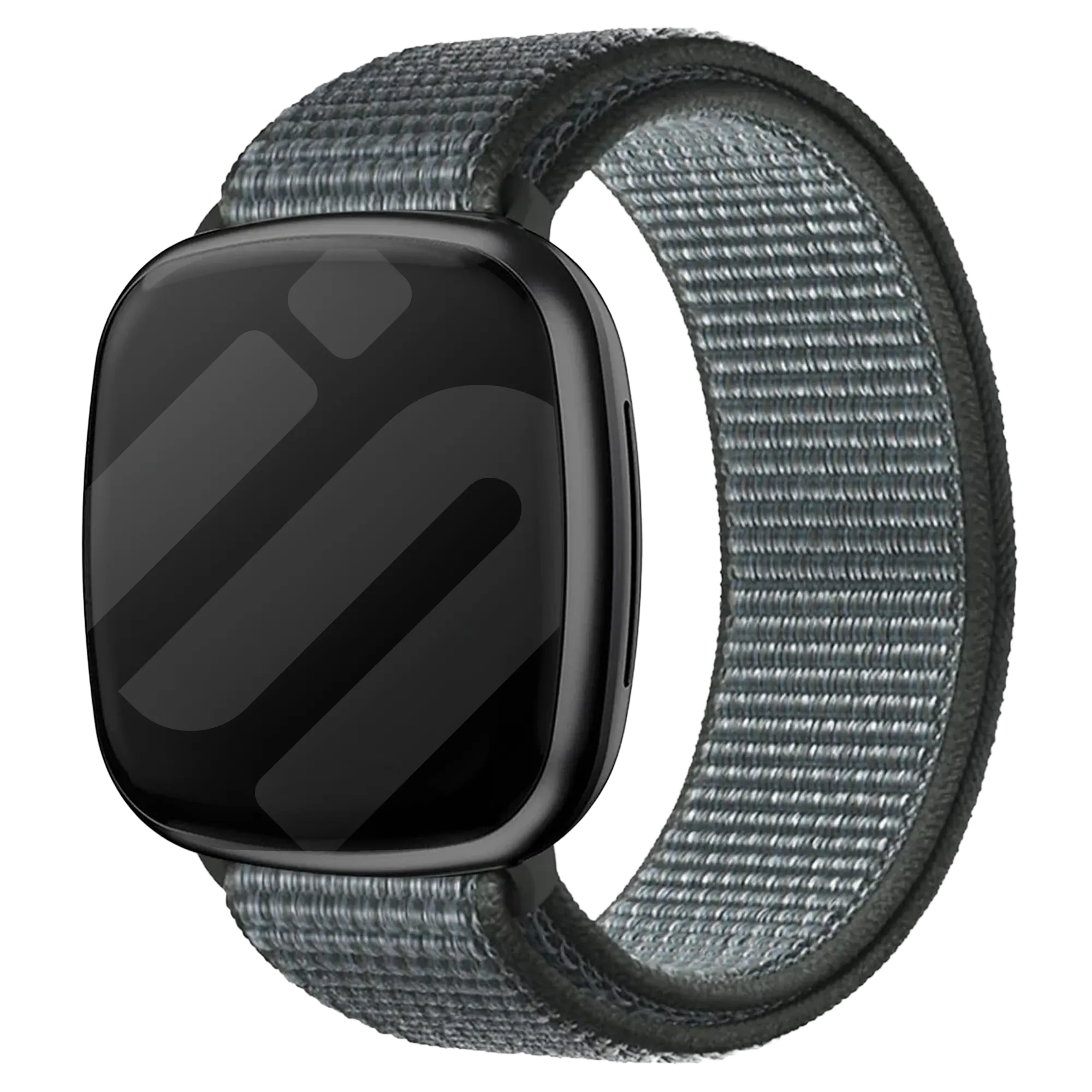 Bracelet nylon Fitbit Sense (gris-vert)