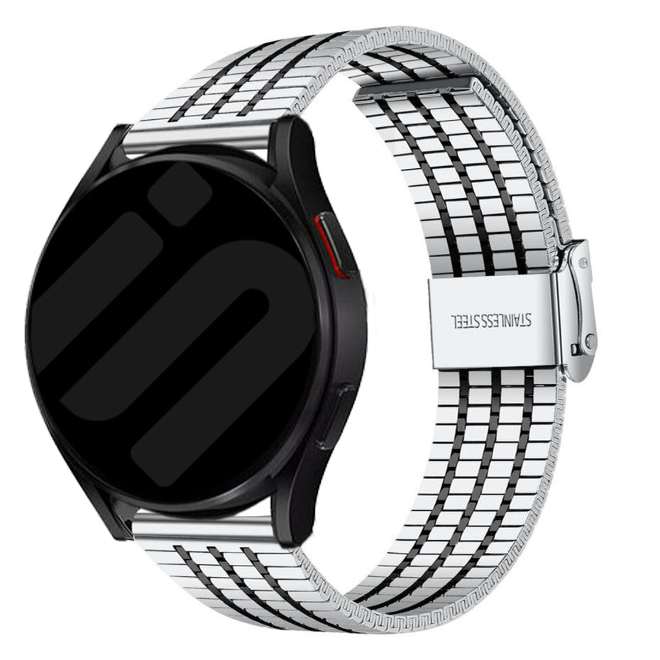 Bracelet acier fine Withings ScanWatch 2 - 42mm (argent/noir)
