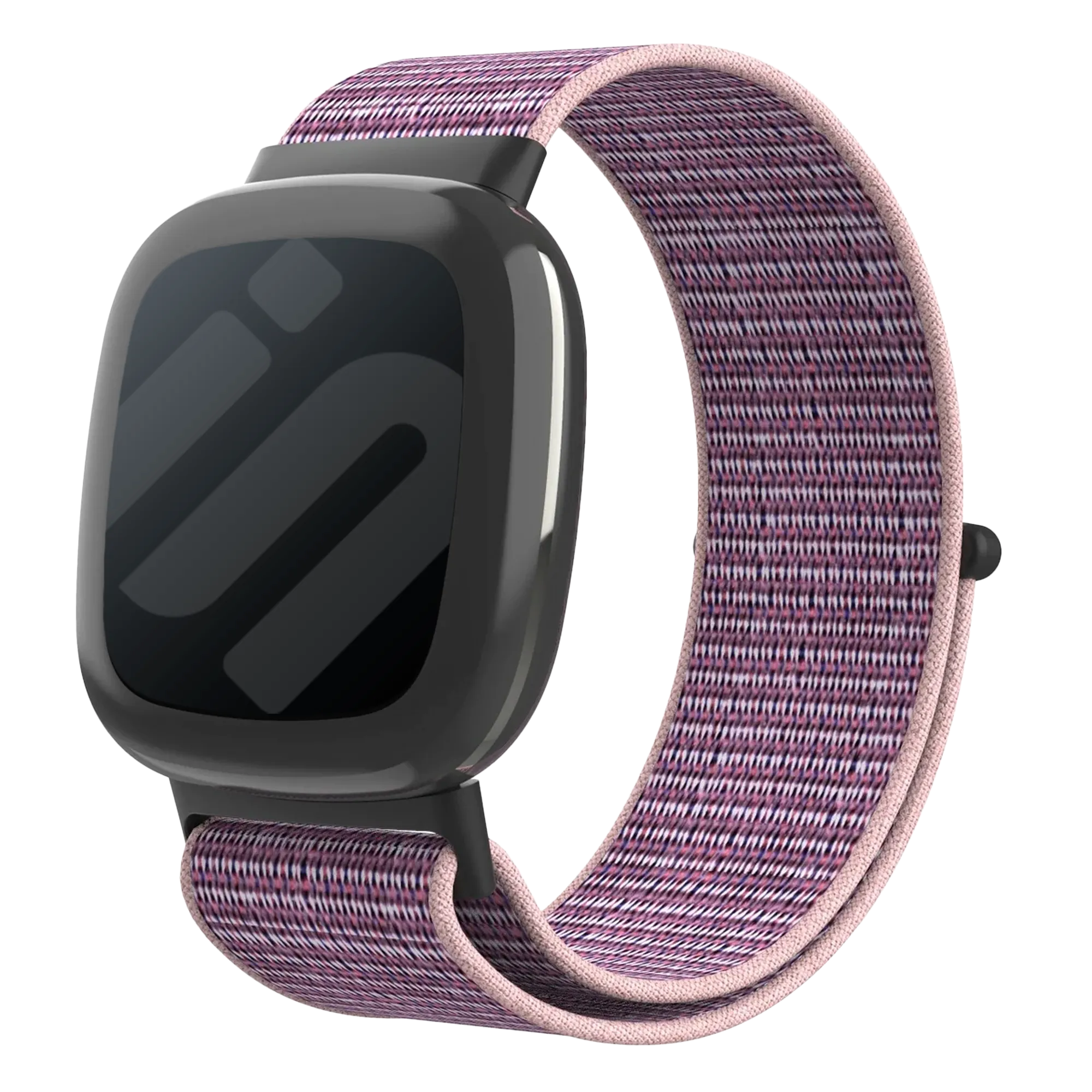 Bracelet nylon Fitbit Versa 4 (rose/violet)