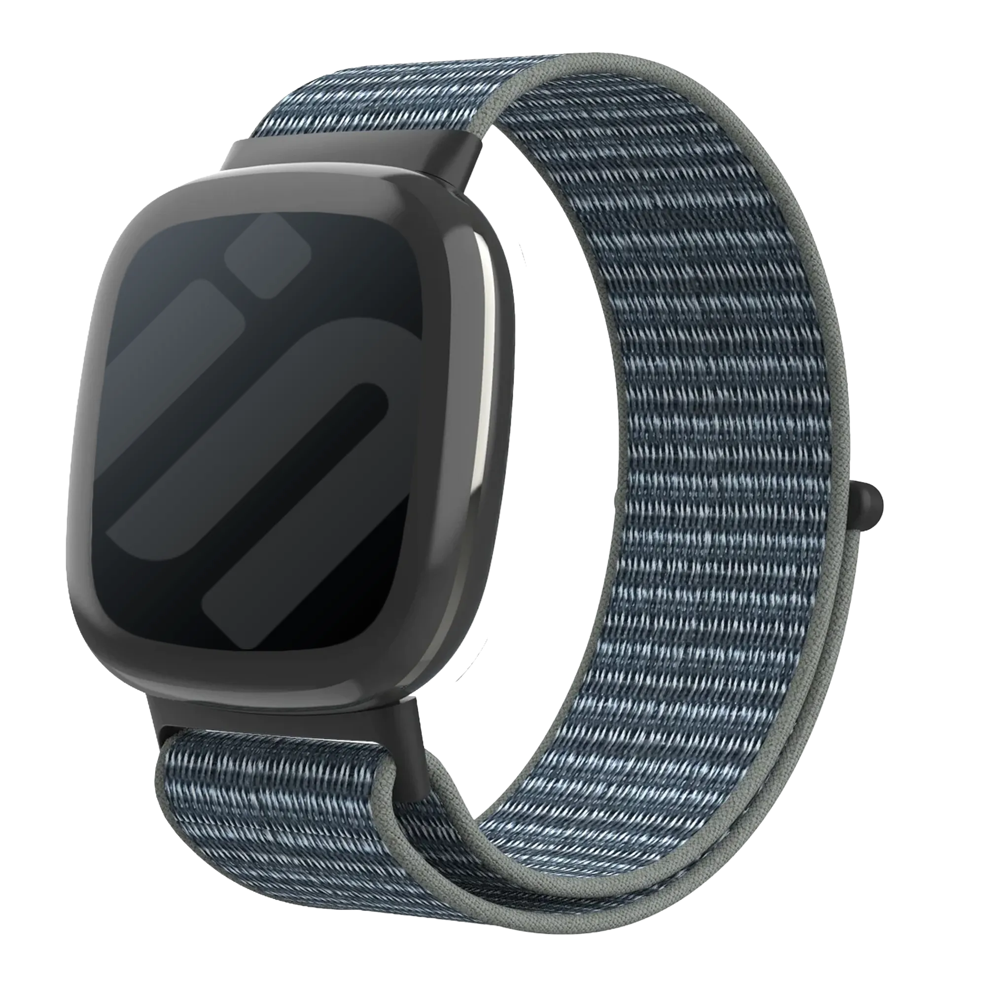 Bracelet nylon Fitbit Sense 2 (gris/vert)