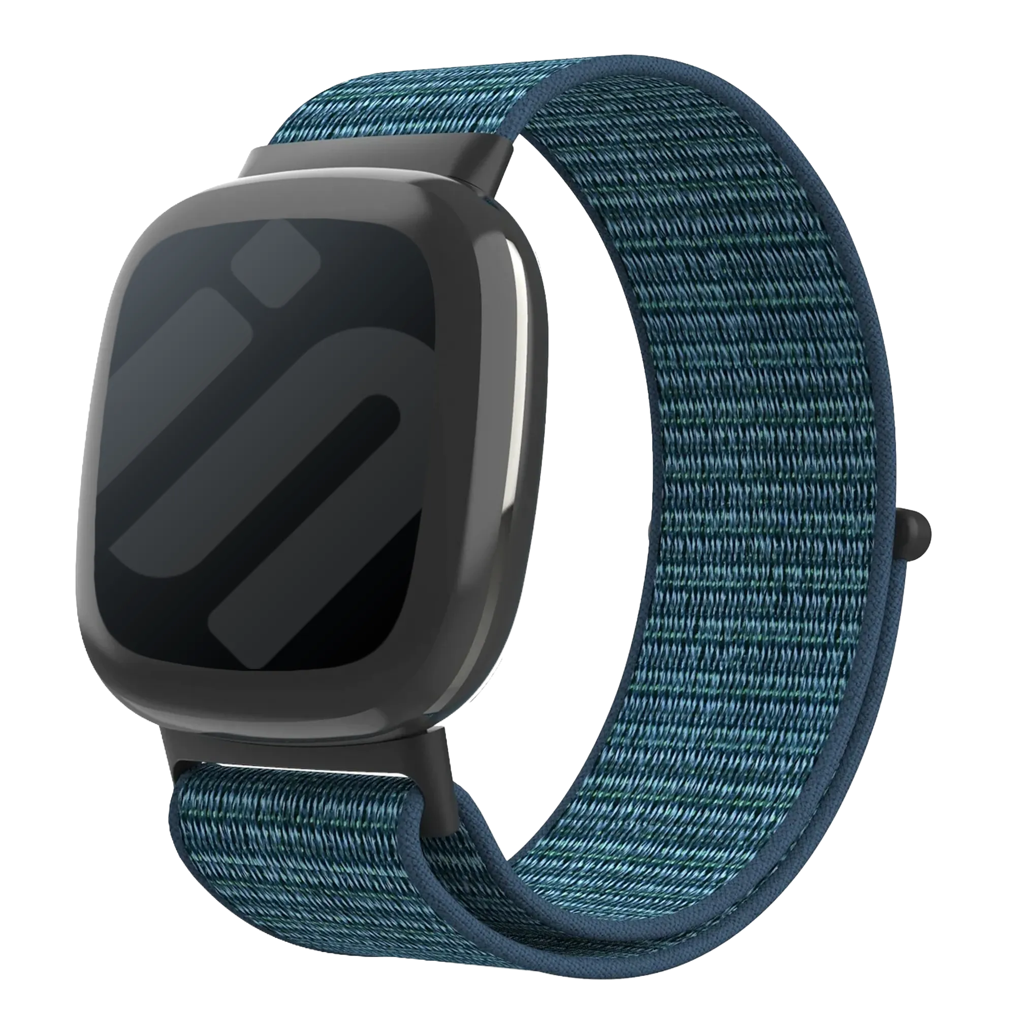 Bracelet nylon Fitbit Versa 4 (bleu)