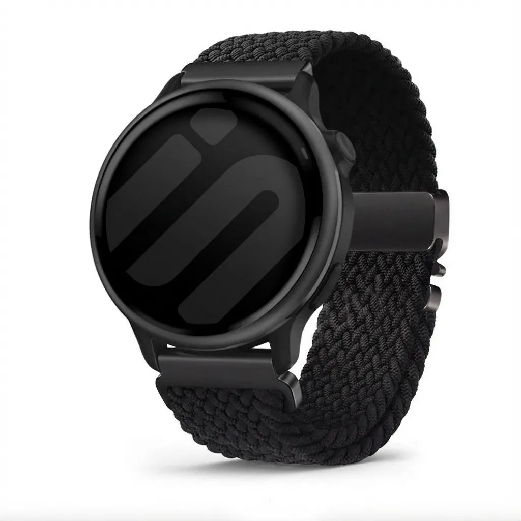 Garmin Vivoactive 6 Braided Strap with P-Buckle (Black)