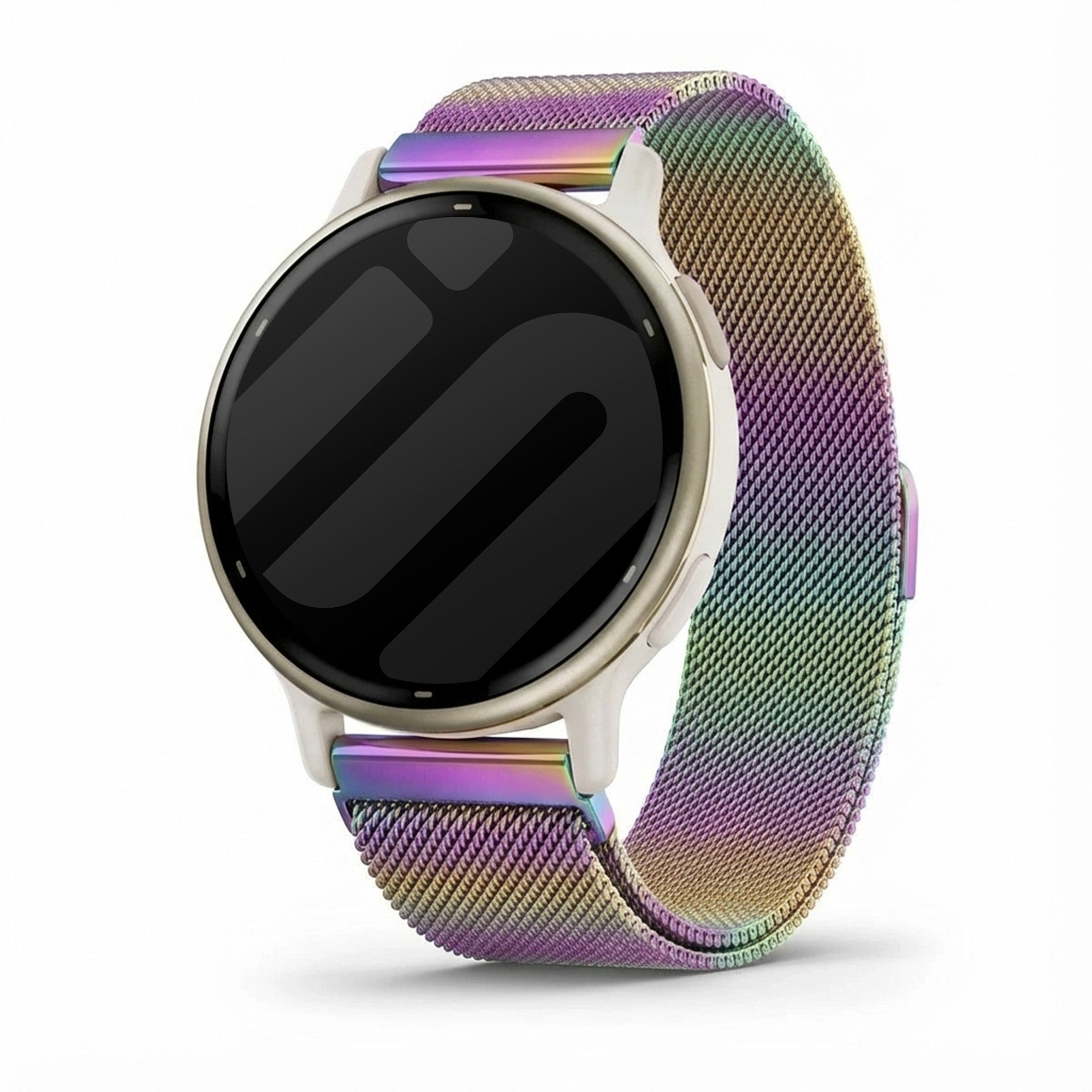 Bracelet milanais Garmin Vivoactive 5 (nacré)
