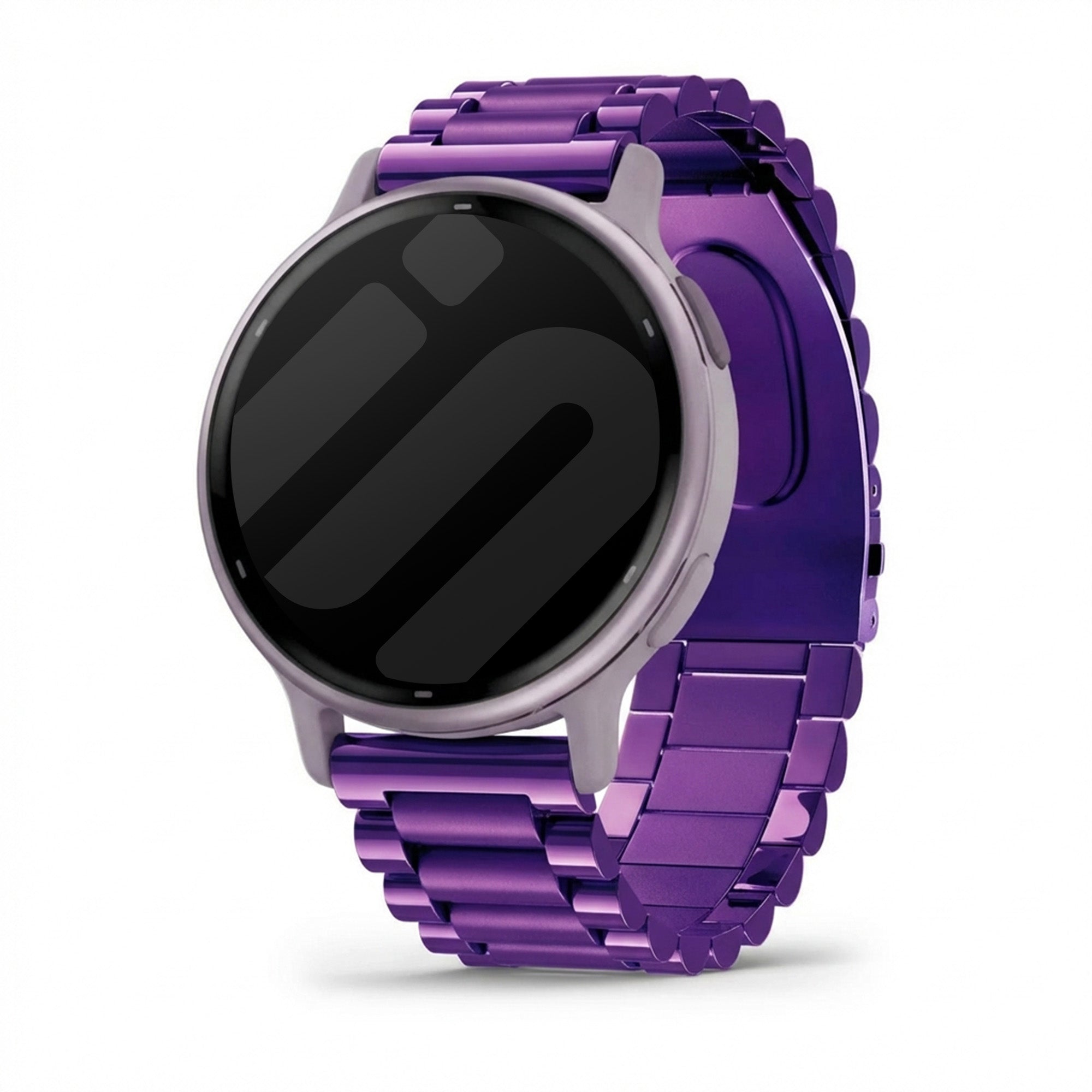 Bracelet acier Garmin Vivoactive 5 (violet)