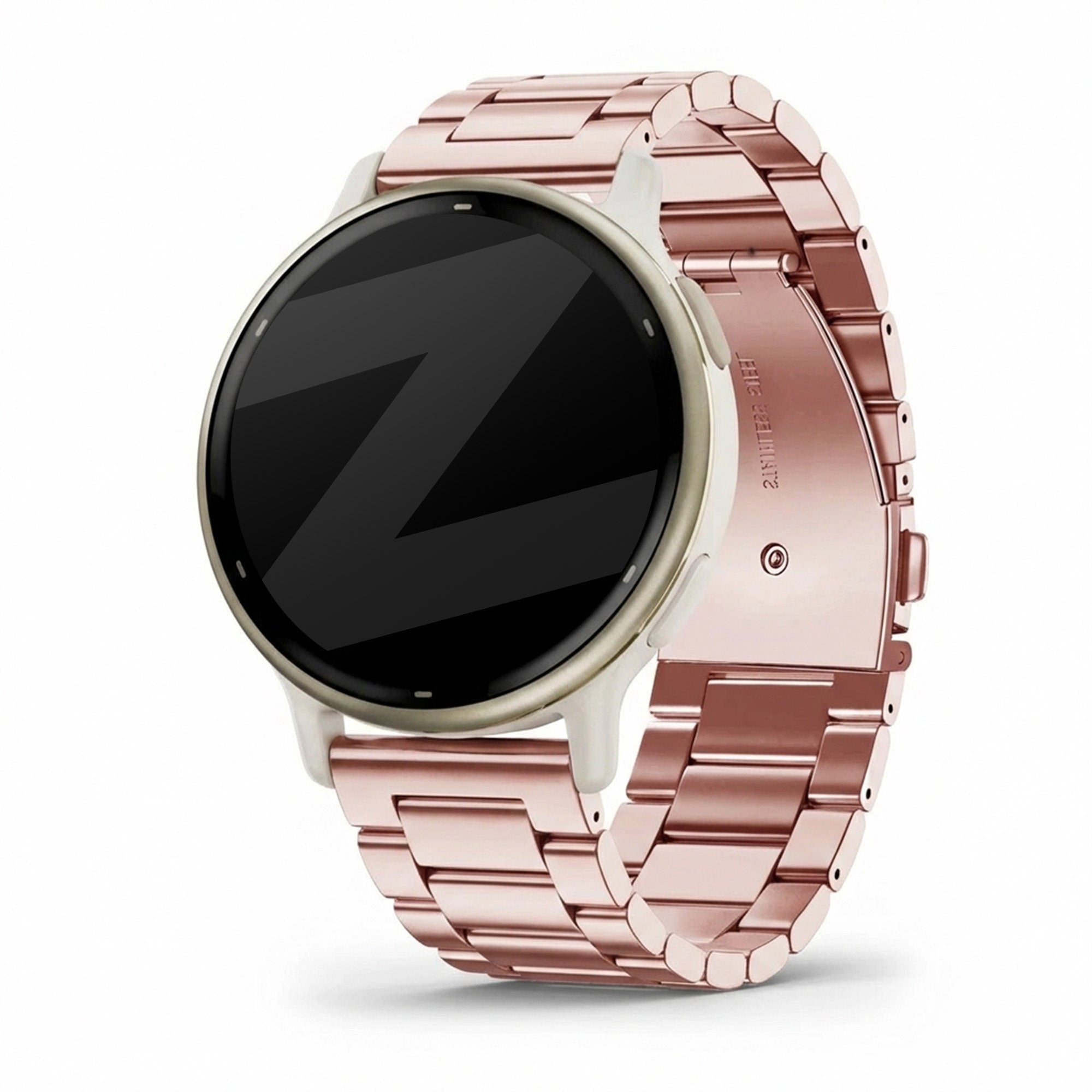Bandz Bracelet acier 'Classic' Garmin Vivoactive 5 (rose)