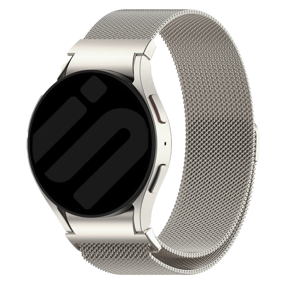 Bracelet Milanais 'One push' Samsung Galaxy Watch 4 Classic 42mm (champagne)