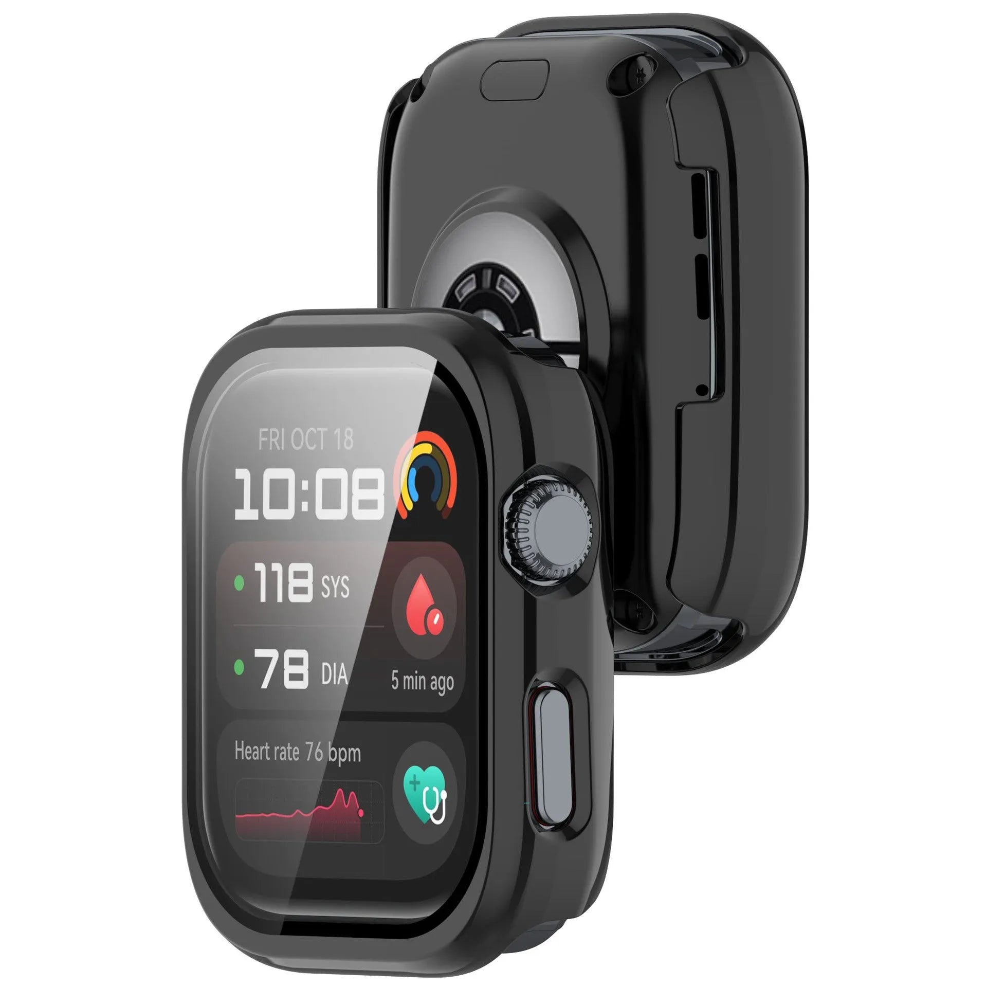 Coque rigide avec verre Huawei Watch D2 (noir)