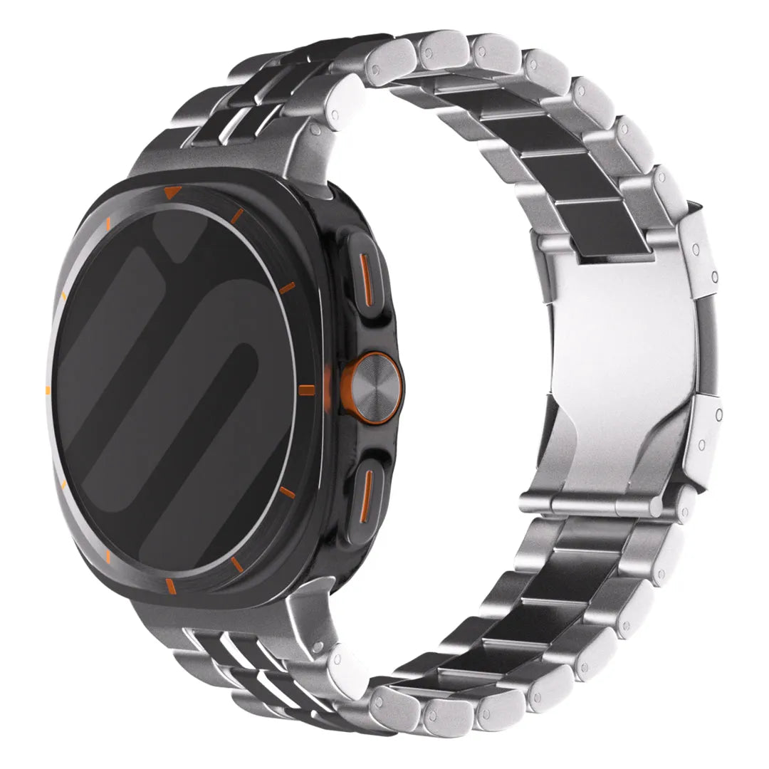 Bracelet titane 'Square' Samsung Galaxy Watch Ultra (argent)