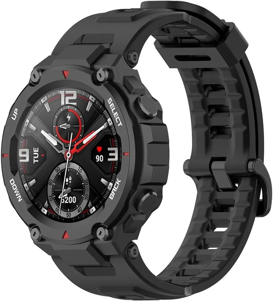 amazfit-t-rex-pro-silikonarmband-schwarz