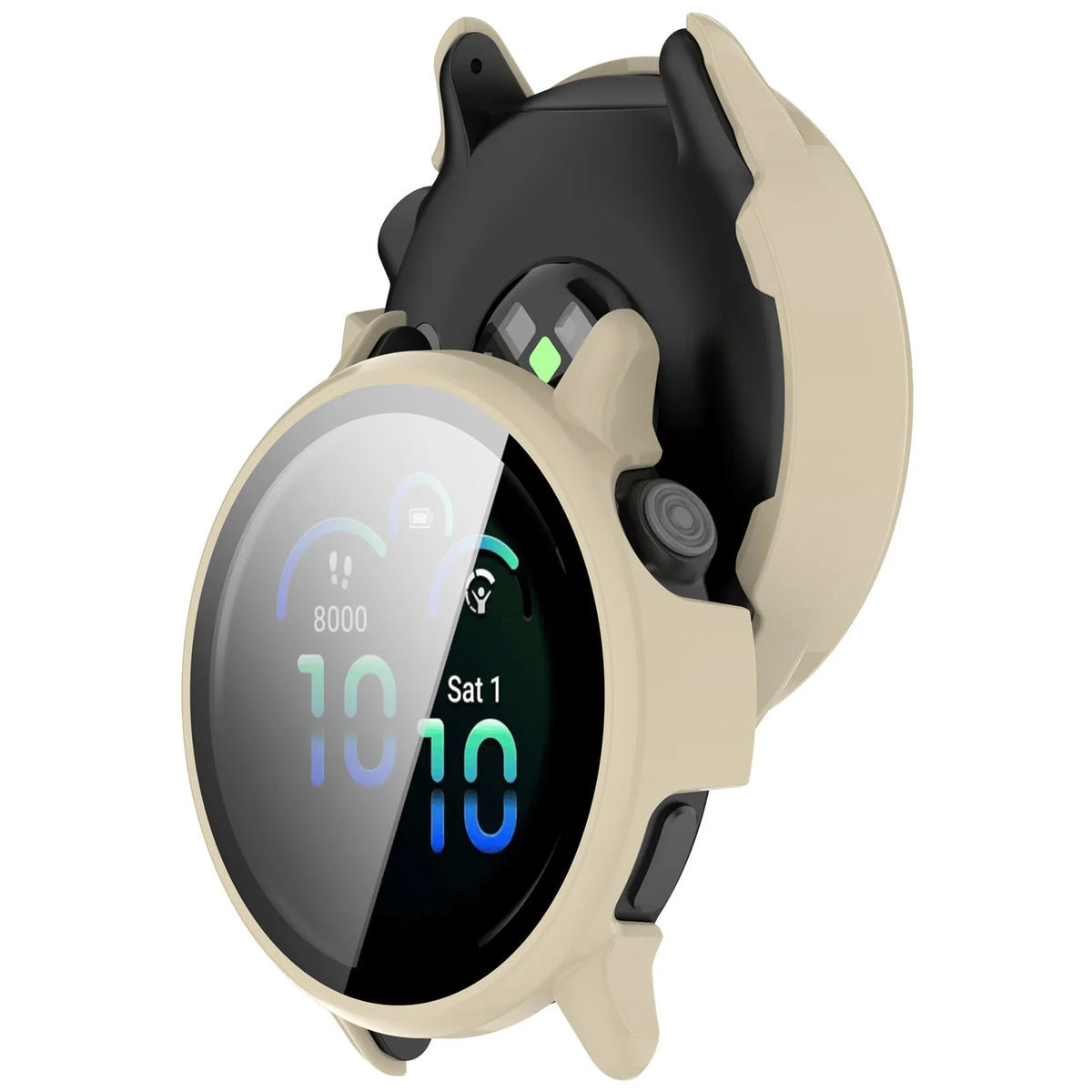Garmin Vivoactive 6 Hard Case with Glass (Beige)
