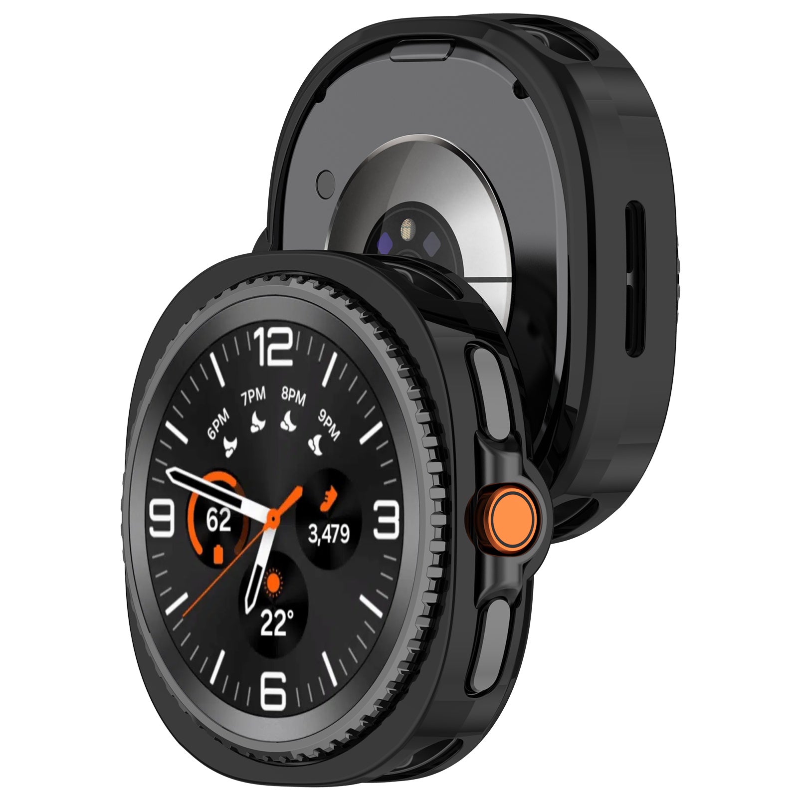 Funda TPU Samsung Galaxy Watch 8 Classic (noir)