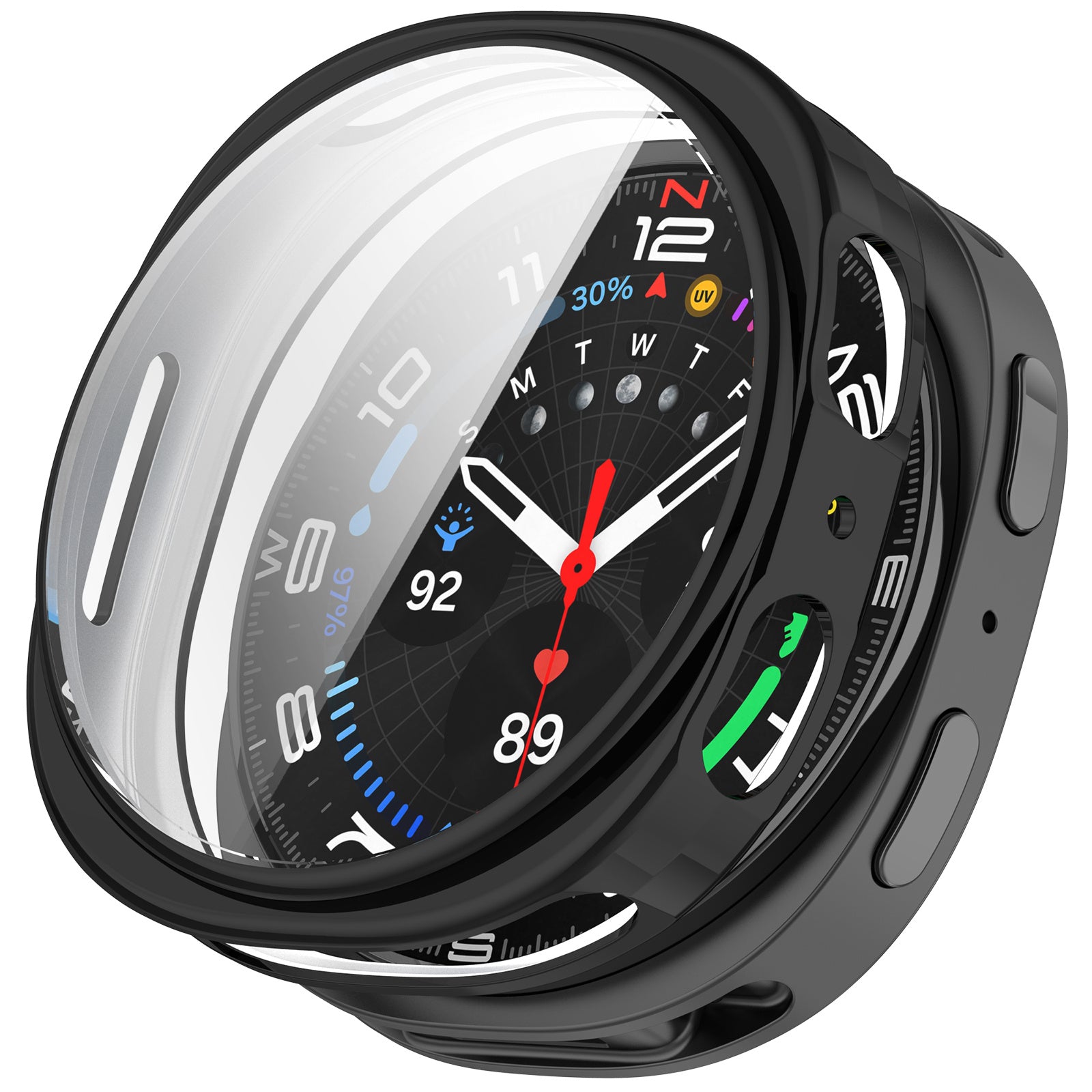 Coque TPU Samsung Galaxy Watch 8 / 9 - 44mm (noir)