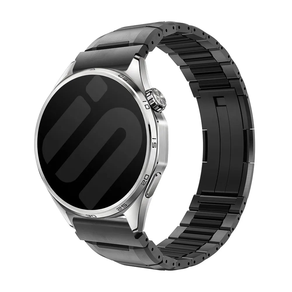 Bracelet acier hybride 'One Push' Gard Pro Health 4 Smartwatch (noir)