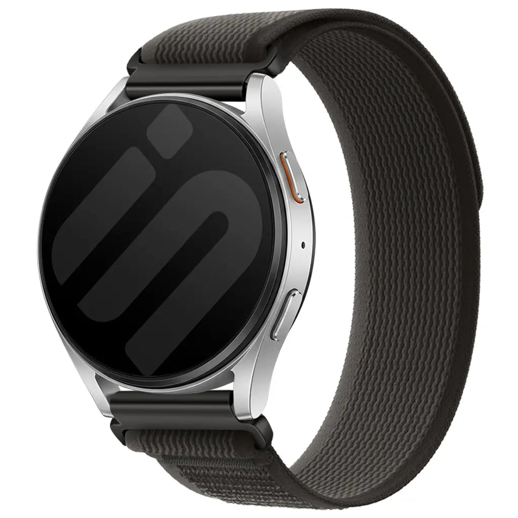 Bracelet nylon trail Amazfit Balance (noir/gris)