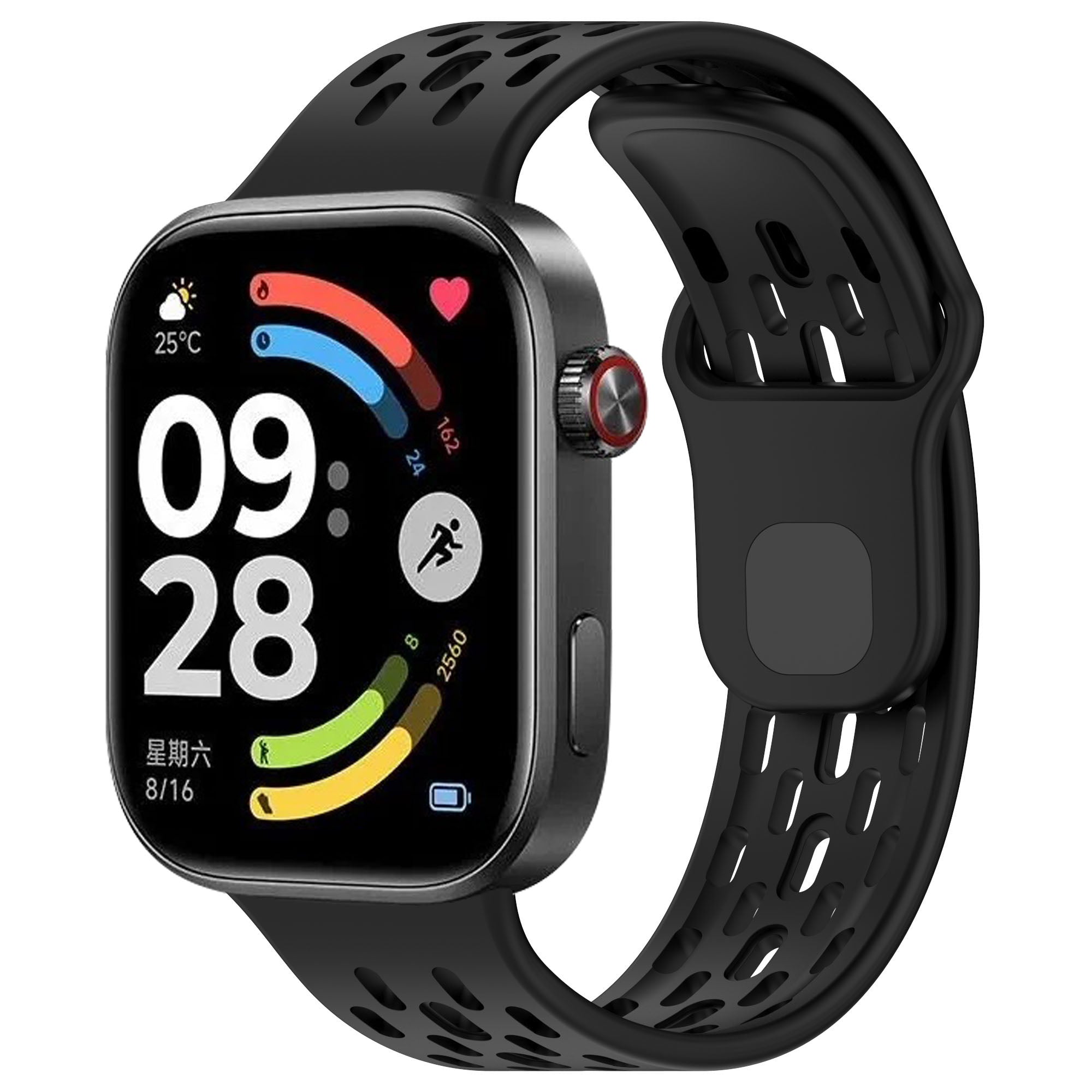 Bracelet air silicone Xiaomi Smart Band 10 Pro (noir)