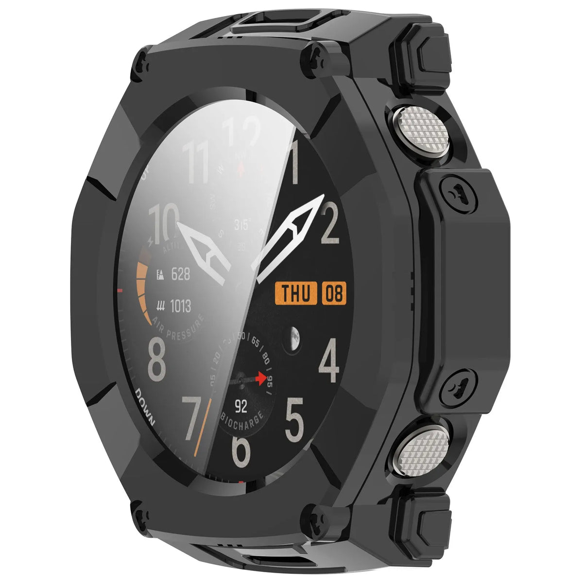 Coque PC en verre Amazfit T-Rex Ultra 2 (noir)