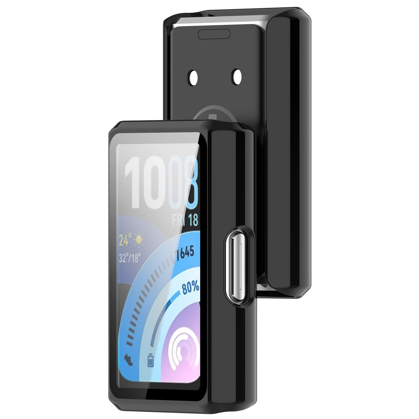 Coque Pro PC en verre Pro Huawei Band 11 (noir)