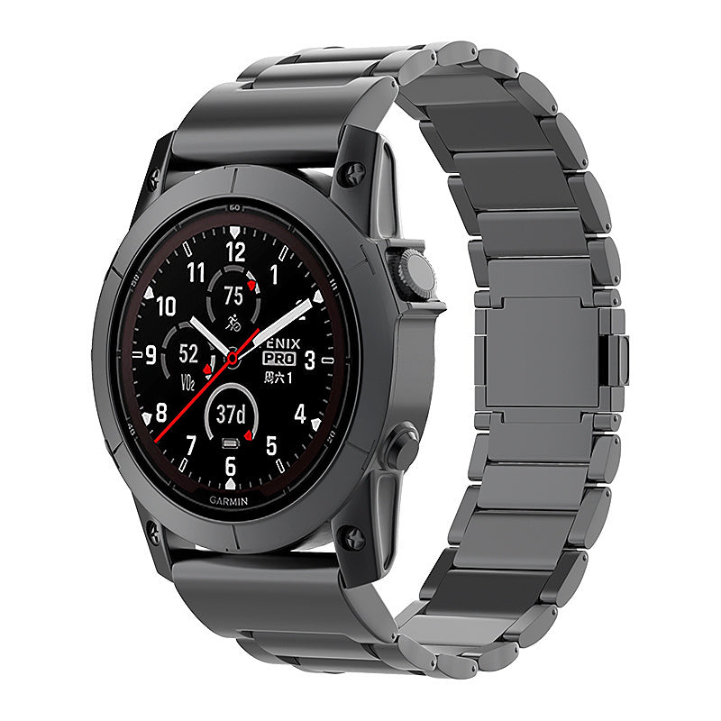 Bracelet titane magnétique Garmin Fenix 8 Pro - 47mm (noir)