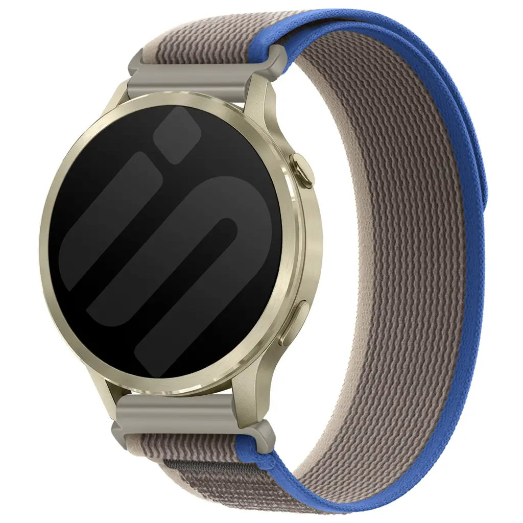Bracelet nylon trail Garmin Forerunner 70 (gris/bleu)