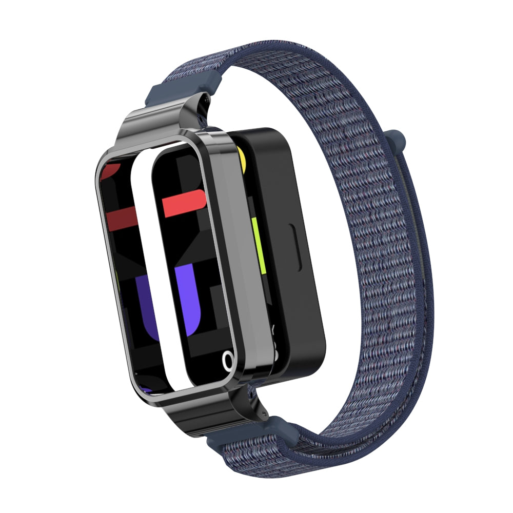 Bracelet nylon Xiaomi Smart Band 9 Active (bleu foncé)
